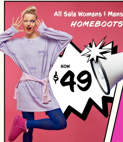All Sale Womens & Mens Homeboots Now $49