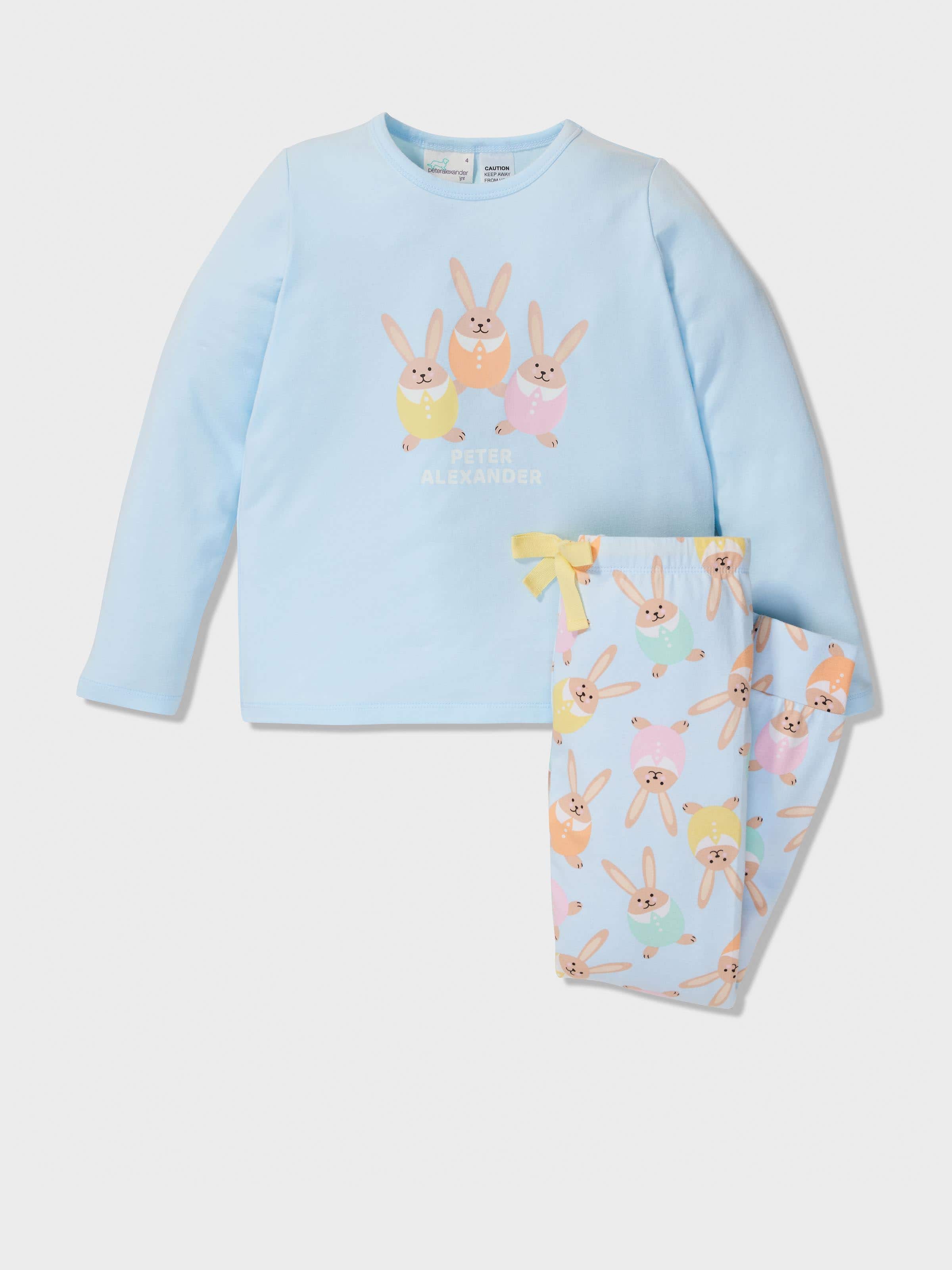 Image for Jnr Girls Pastel Bunny Pj Set from Peter Alexander