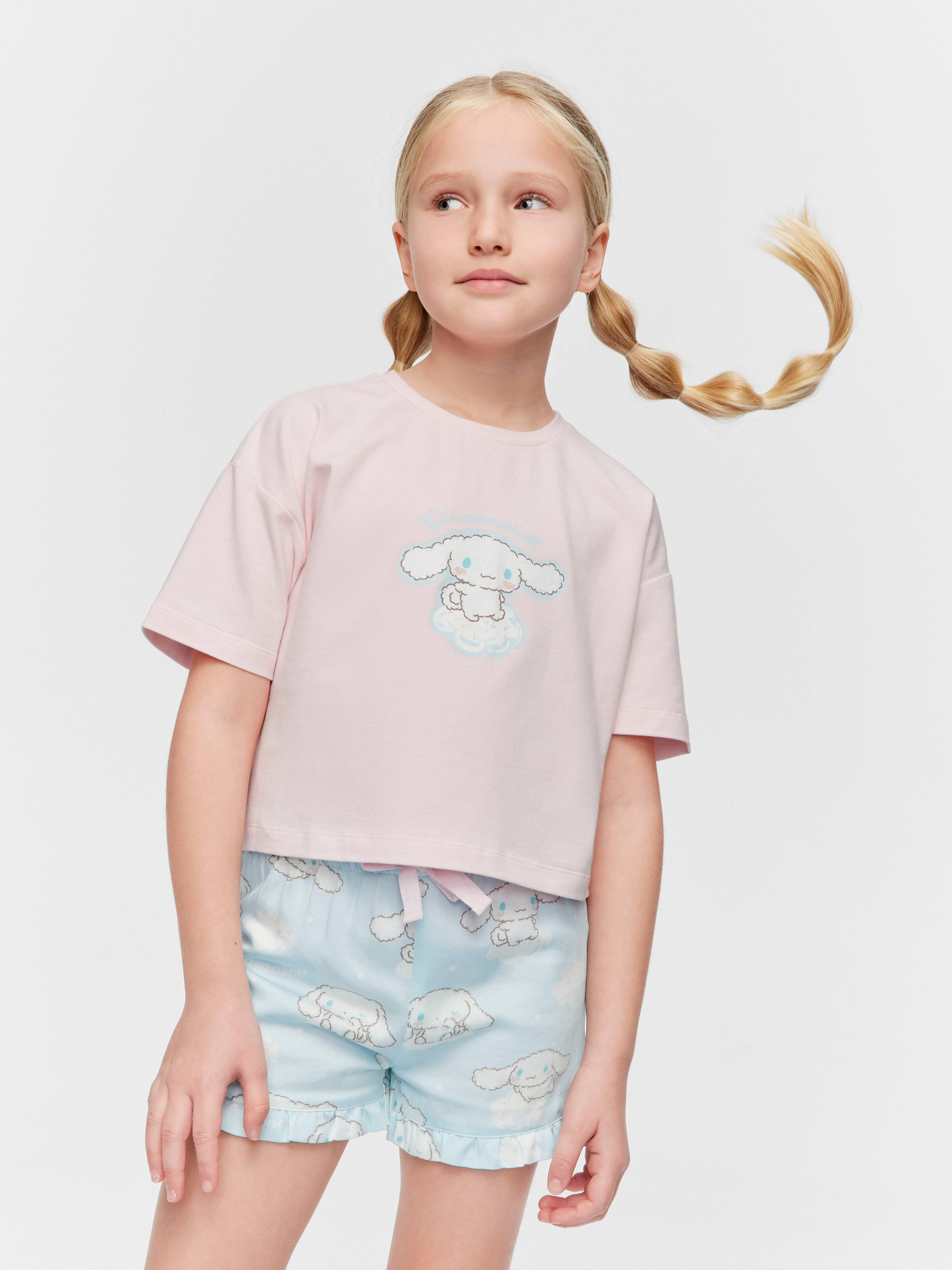 Jnr Girls Cinnamoroll Short Pj Set Multi - Peter Alexander Online