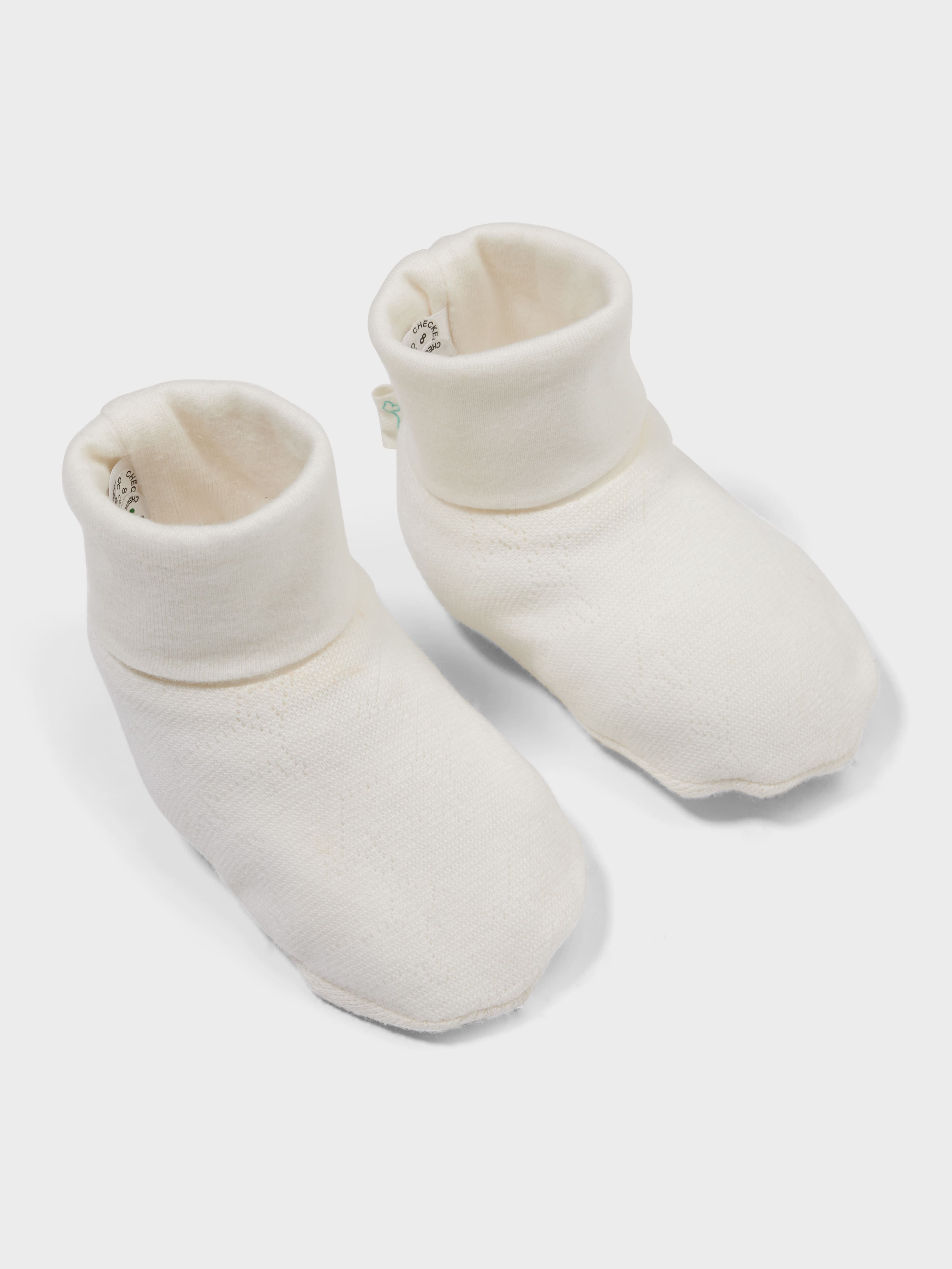 Image for Baby Organic Penny Print Beanie &amp; Booties Set from Peter Alexander
