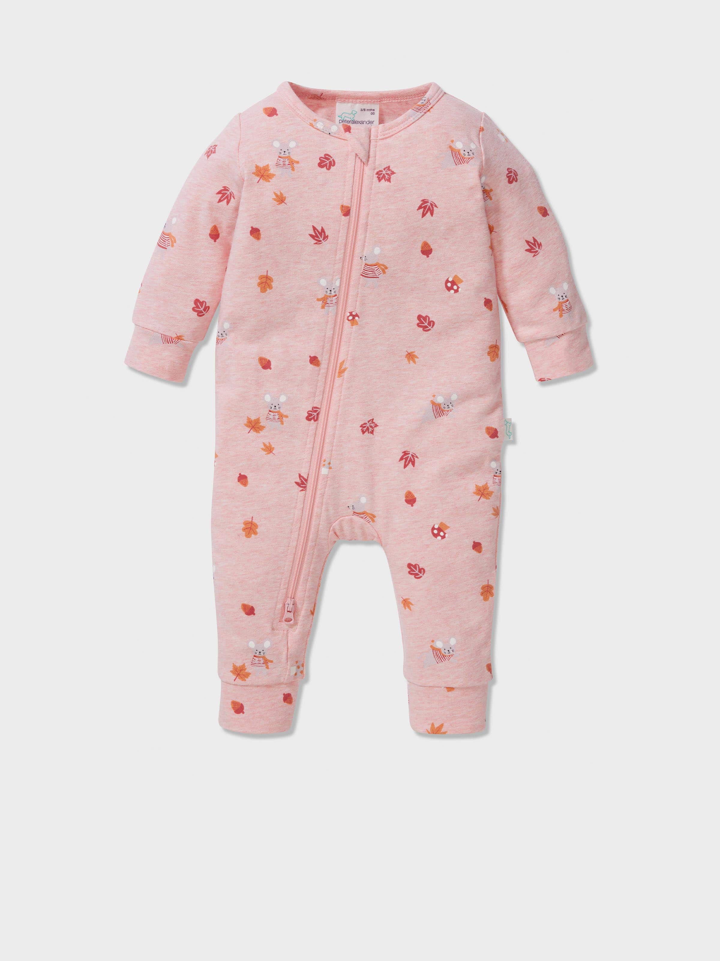 Image for Baby Organic Autumn Print Onesie from Peter Alexander