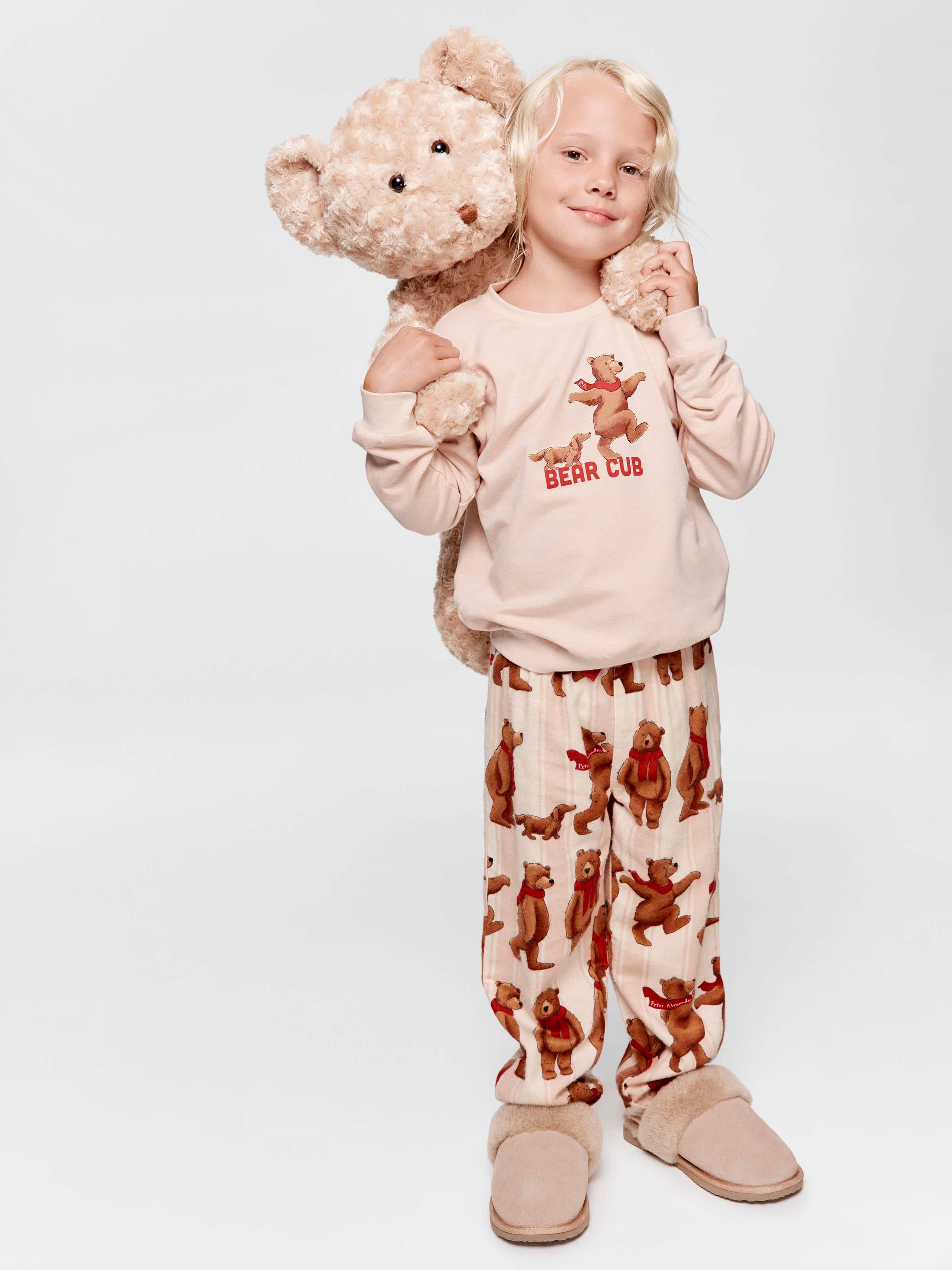 Image for Jnr Kids Bear Cub Long Pj Set from Peter Alexander