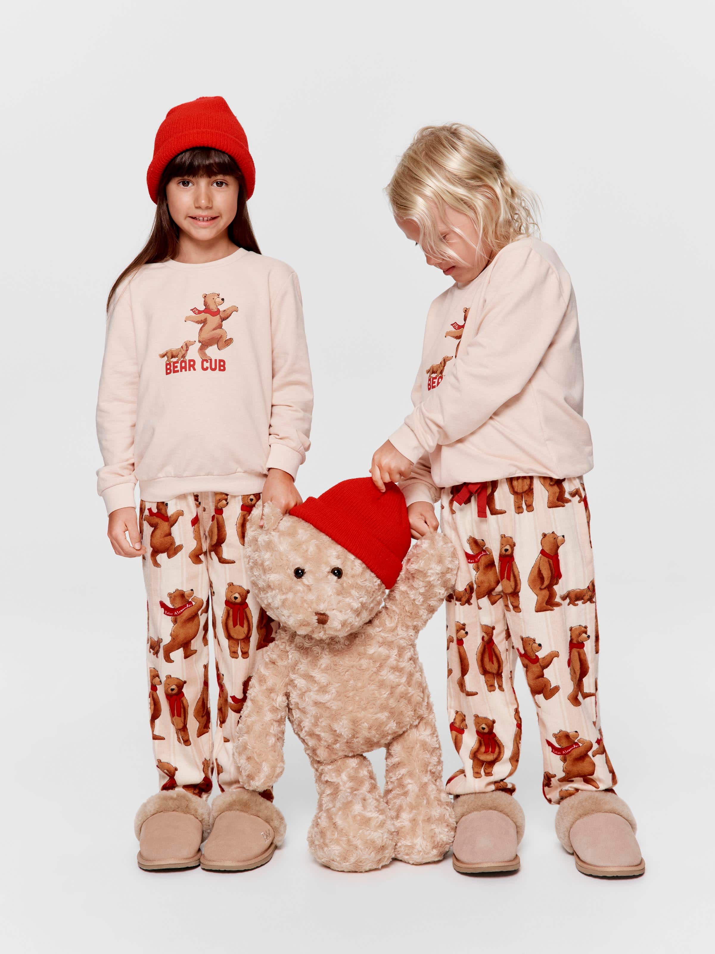 Image for Jnr Kids Bear Cub Long Pj Set from Peter Alexander