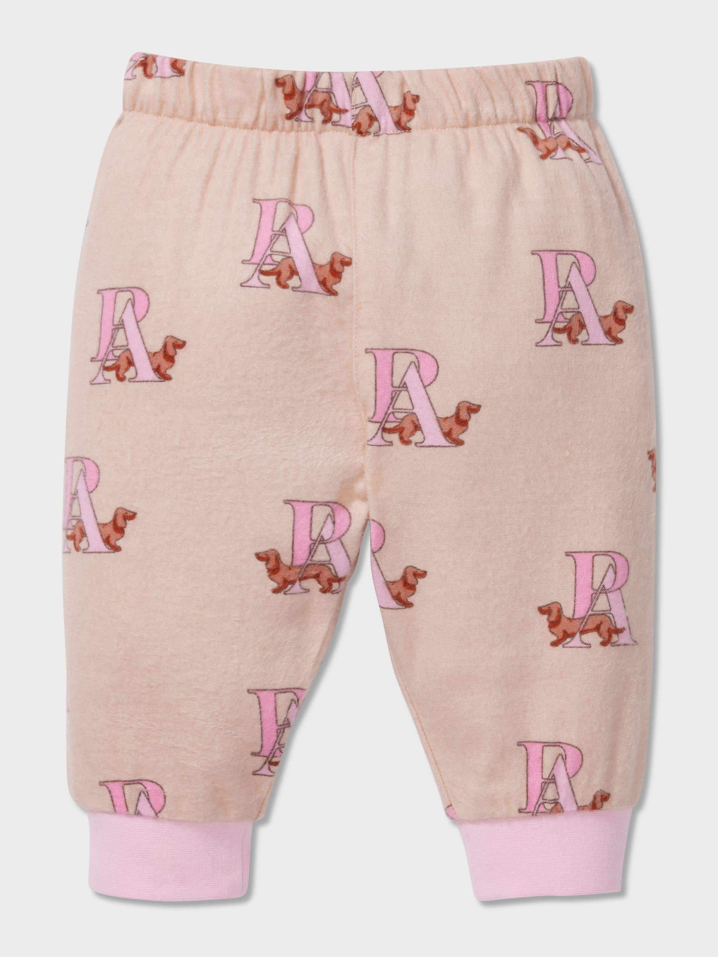 Image for Baby Girl P.A. Logo Long Classic Pj Set from Peter Alexander