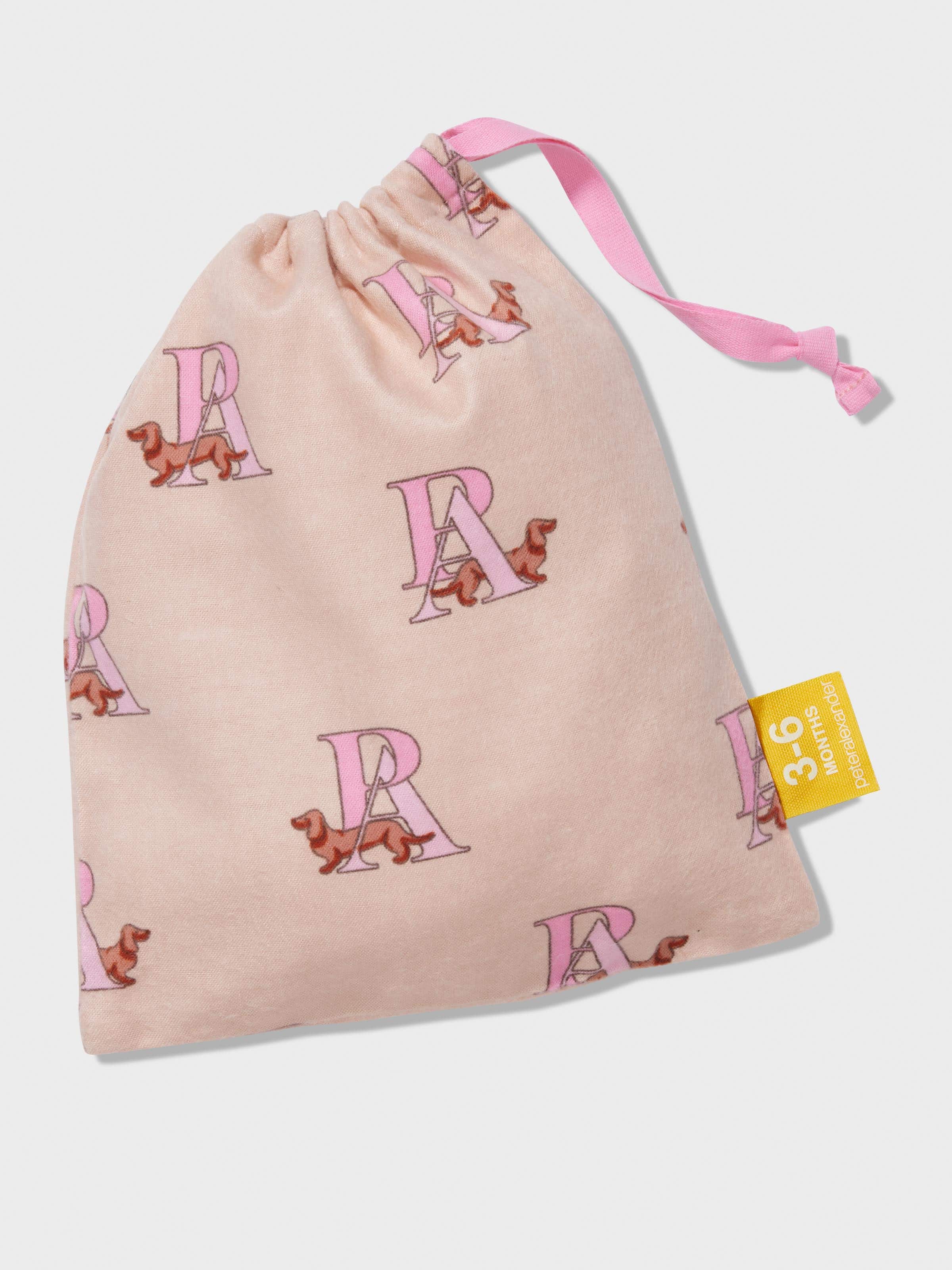 Image for Baby Girl P.A. Logo Long Classic Pj Set from Peter Alexander
