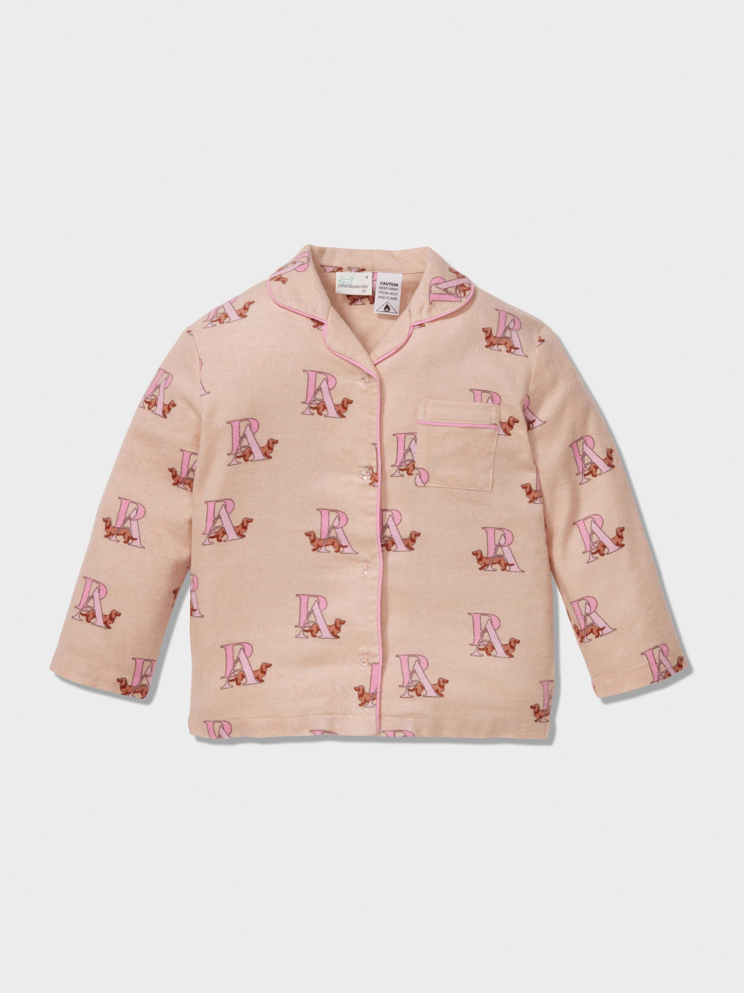 Image for Girls P.A. Logo Long Classic Pj Set from Peter Alexander