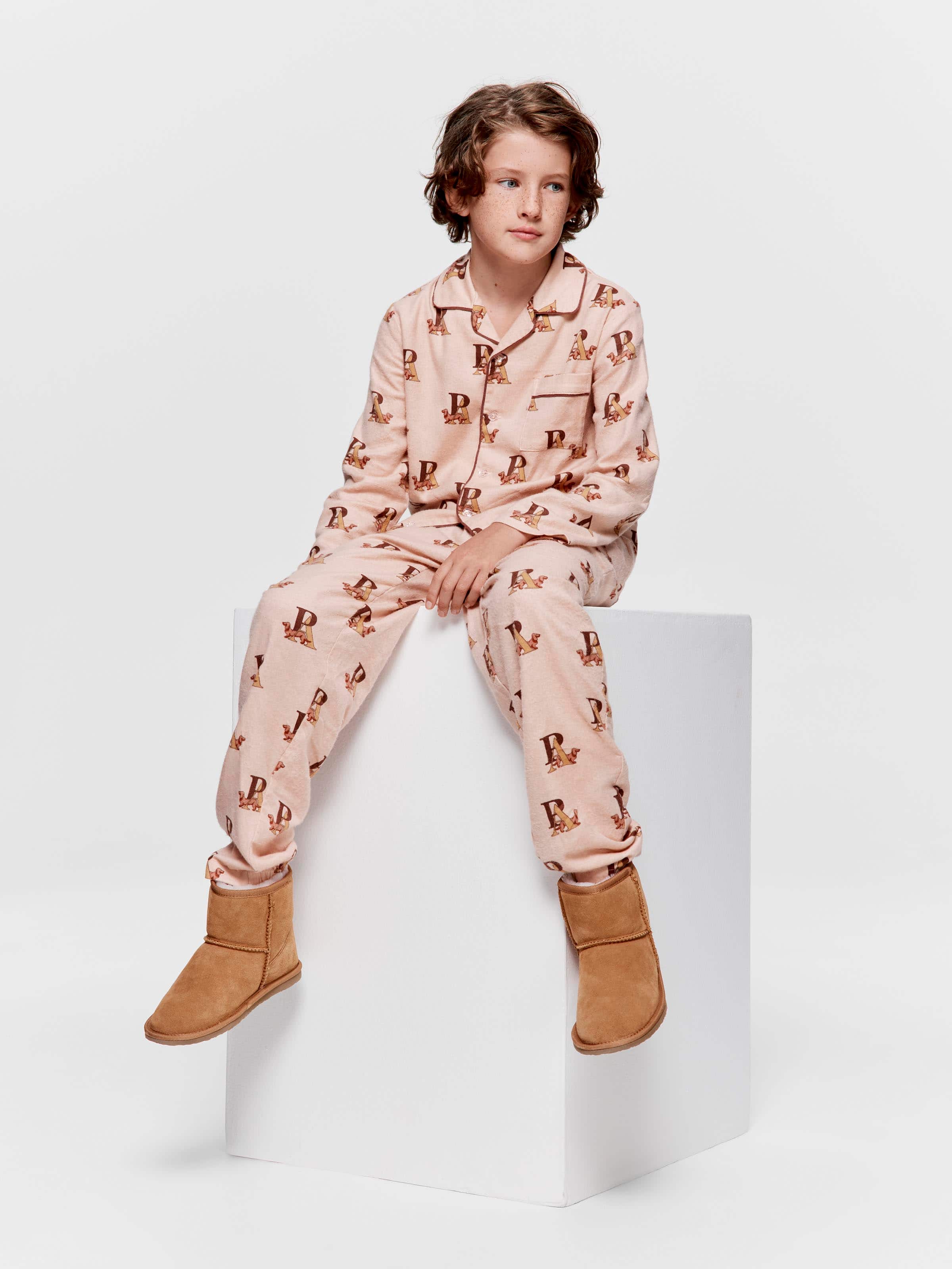 Image for Boys P.A. Logo Long Classic Pj Set from Peter Alexander