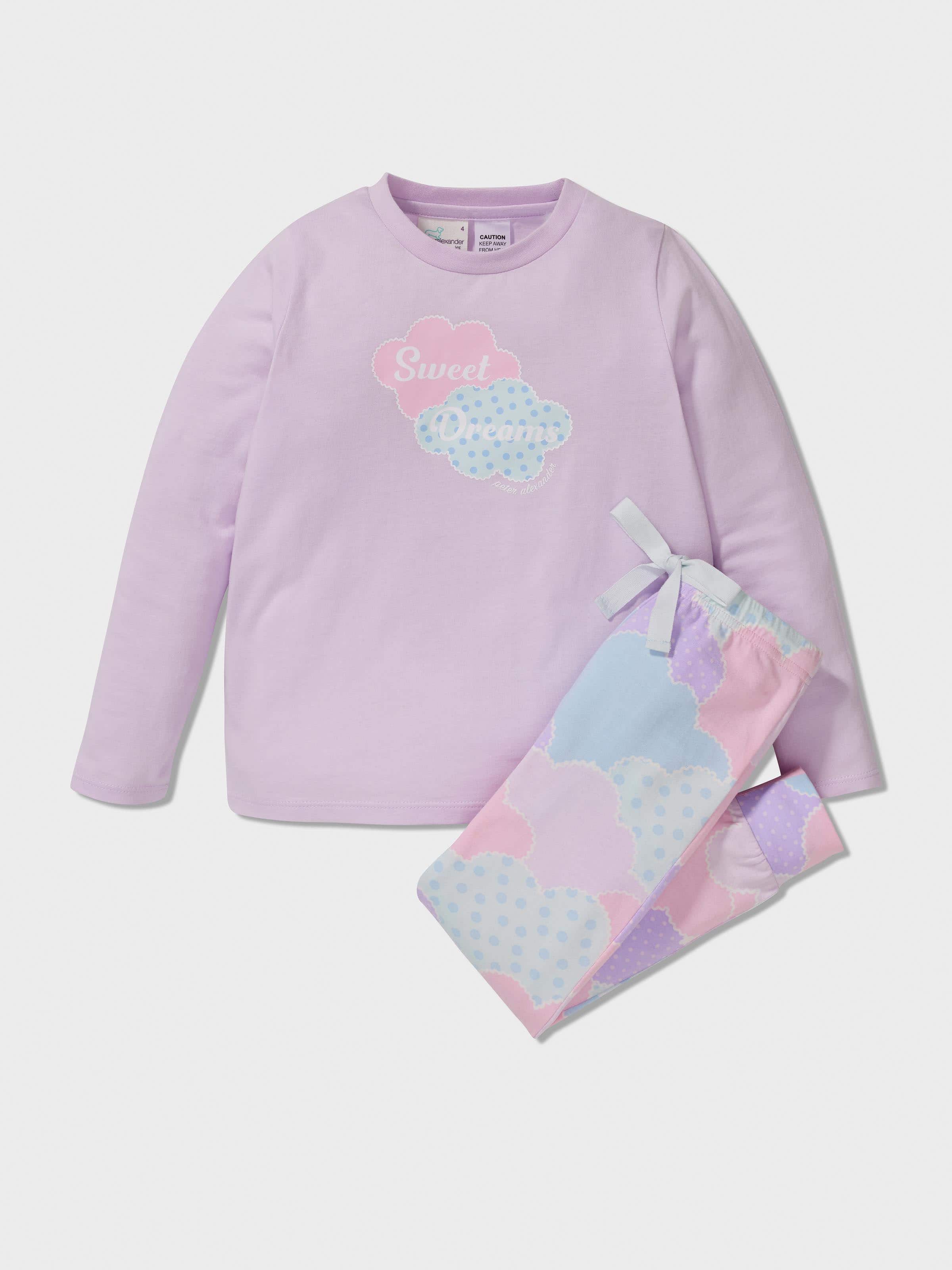Girls Sweet Dreams Long Pj Set