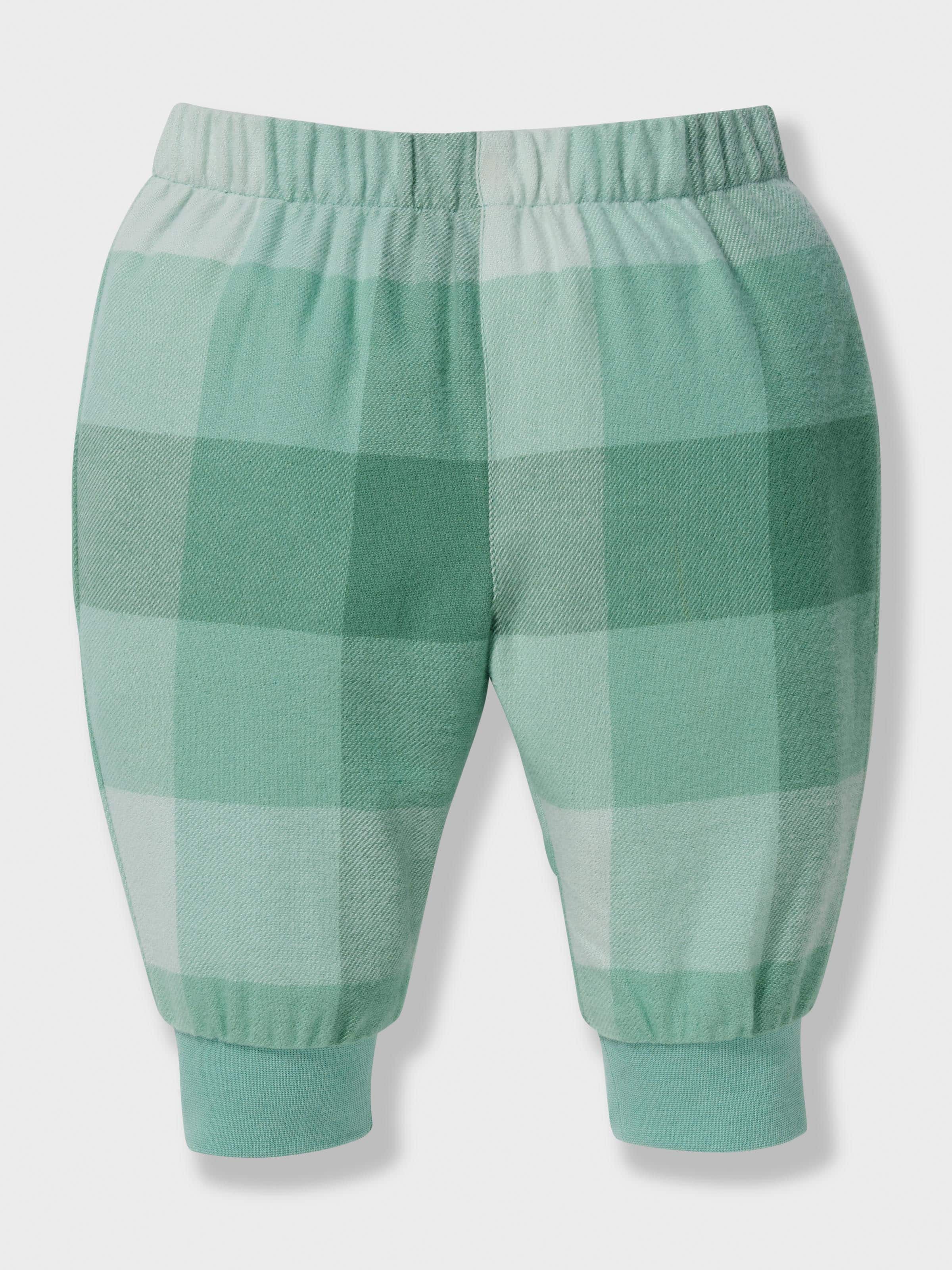 Image for Baby Boy Green Check Pj Set from Peter Alexander