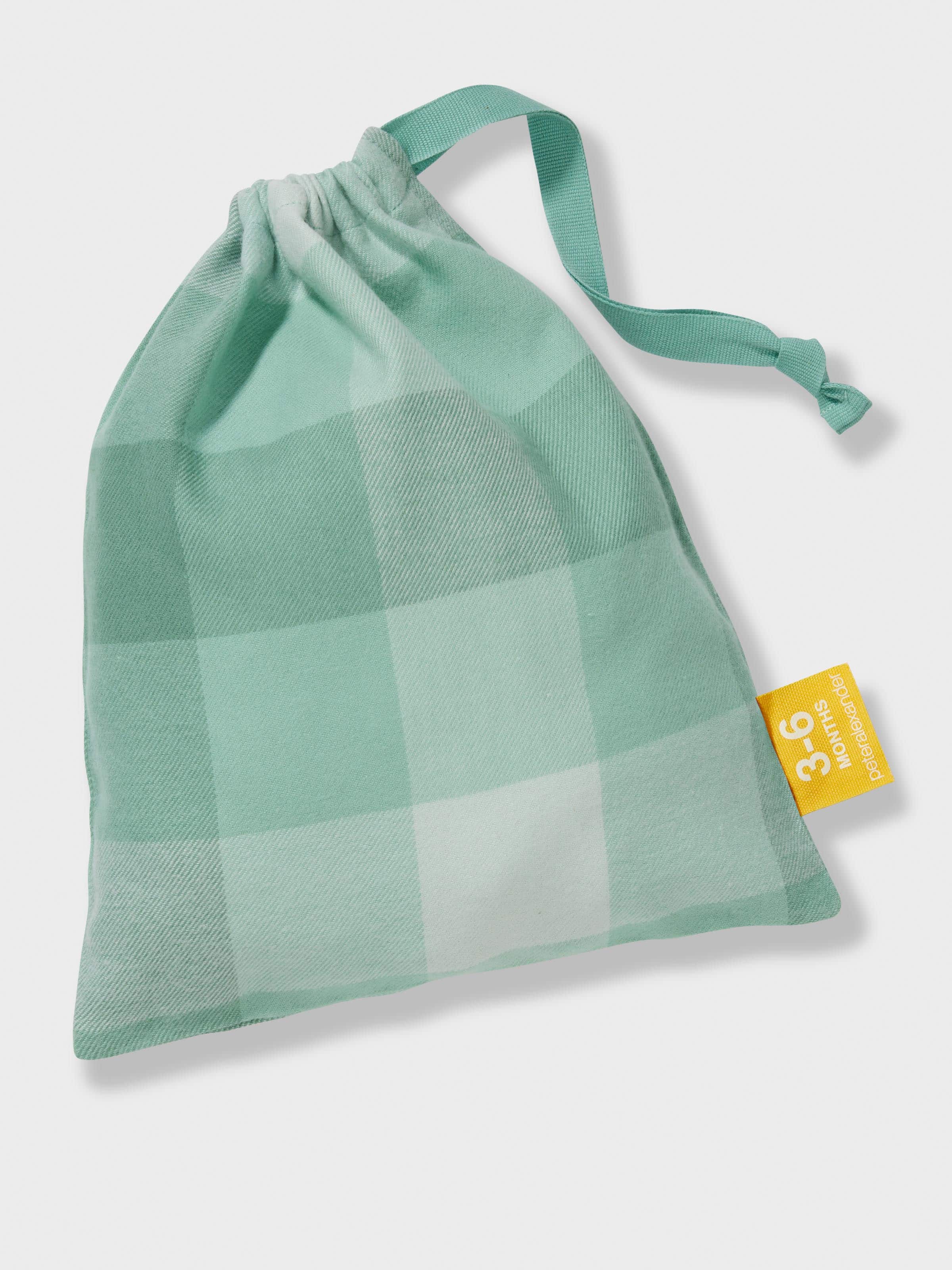 Image for Baby Boy Green Check Pj Set from Peter Alexander