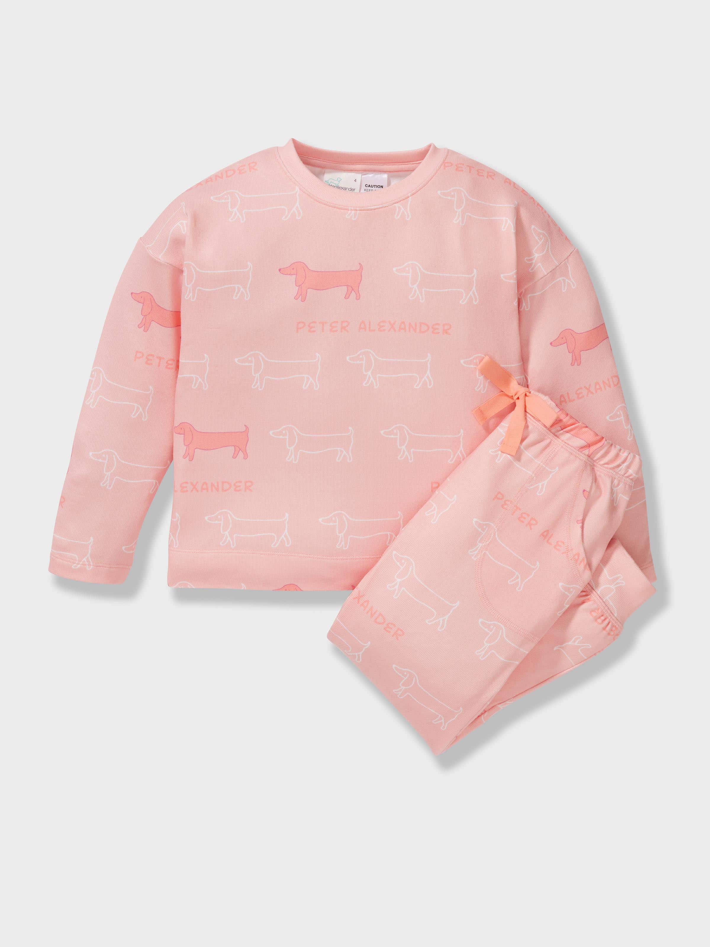 Image for Girls Melon Penny Print Pj Set from Peter Alexander