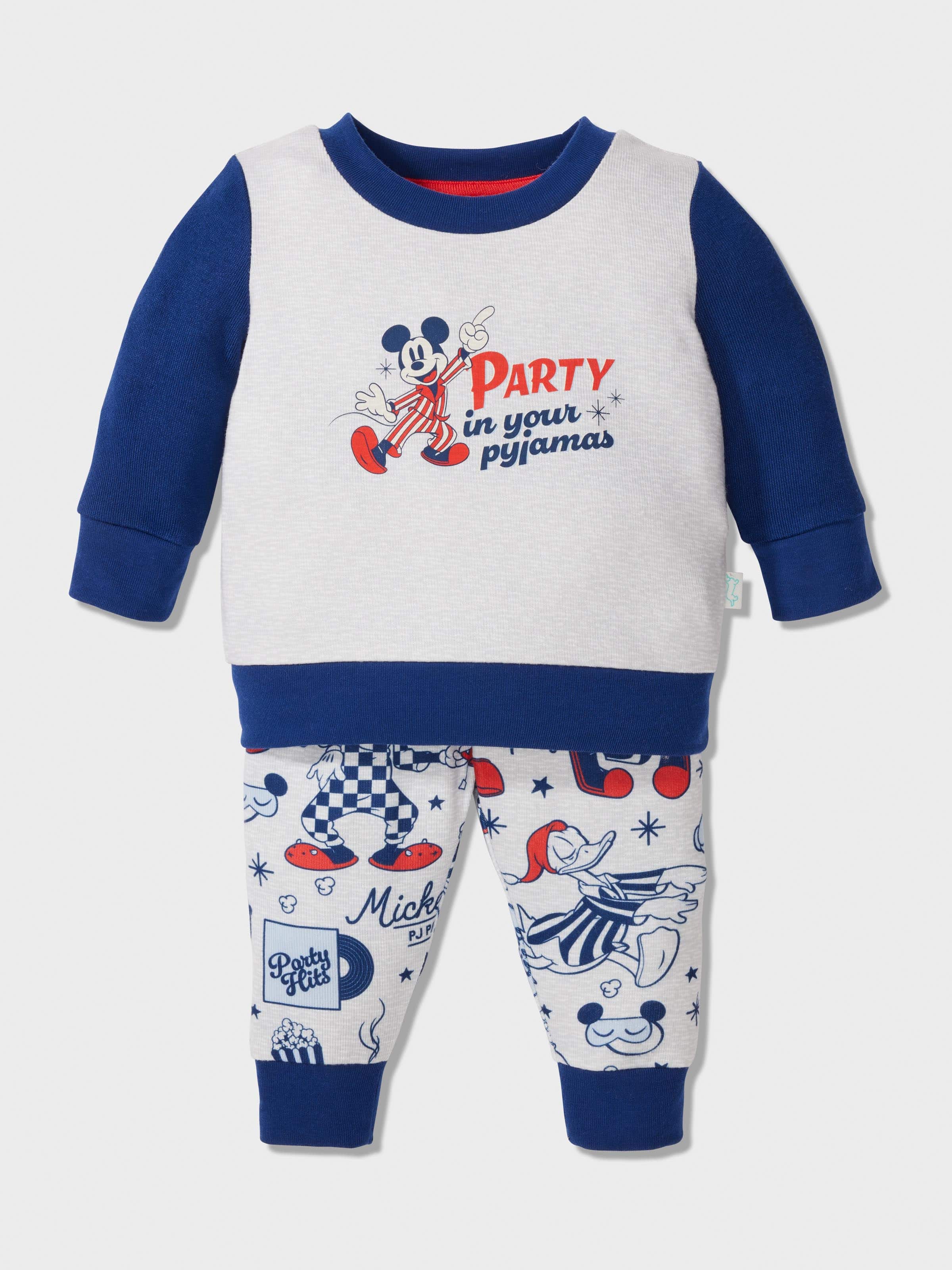Image for Baby Disney Mickey Long Plush Pj Set from Peter Alexander