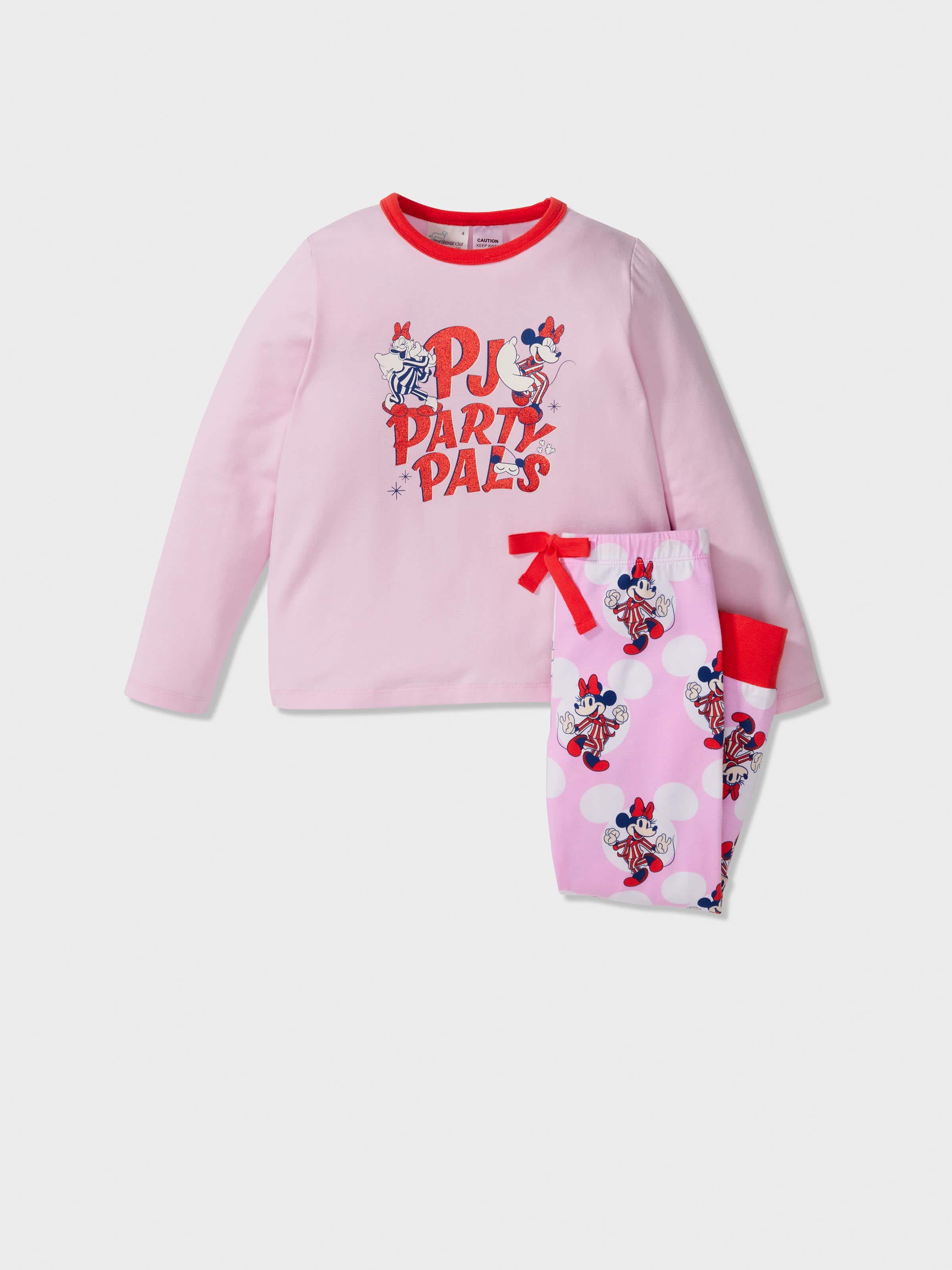 Jnr Girls Disney Minnie Long Pj Set