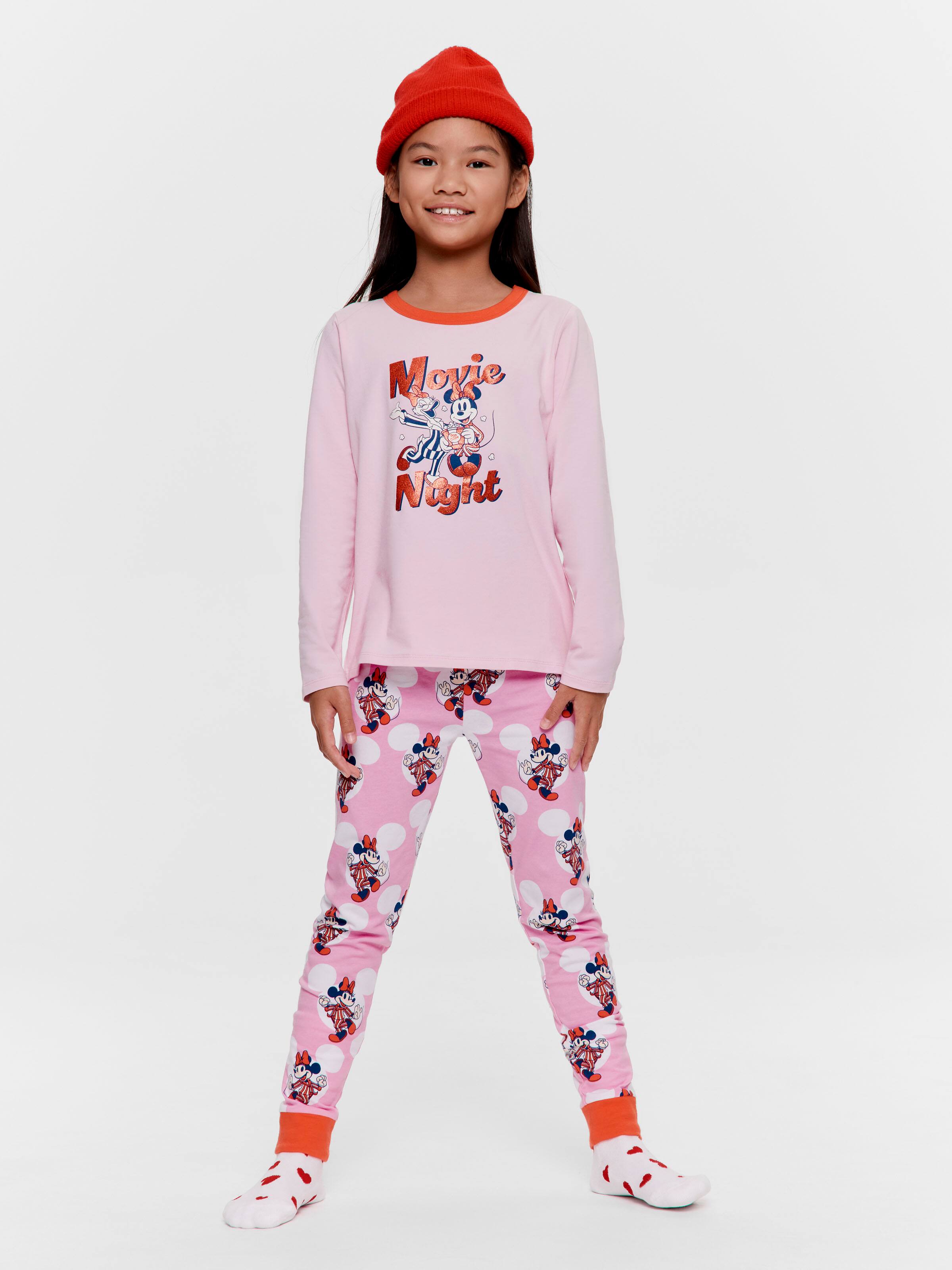 Girls Disney Minnie Long Pj Set