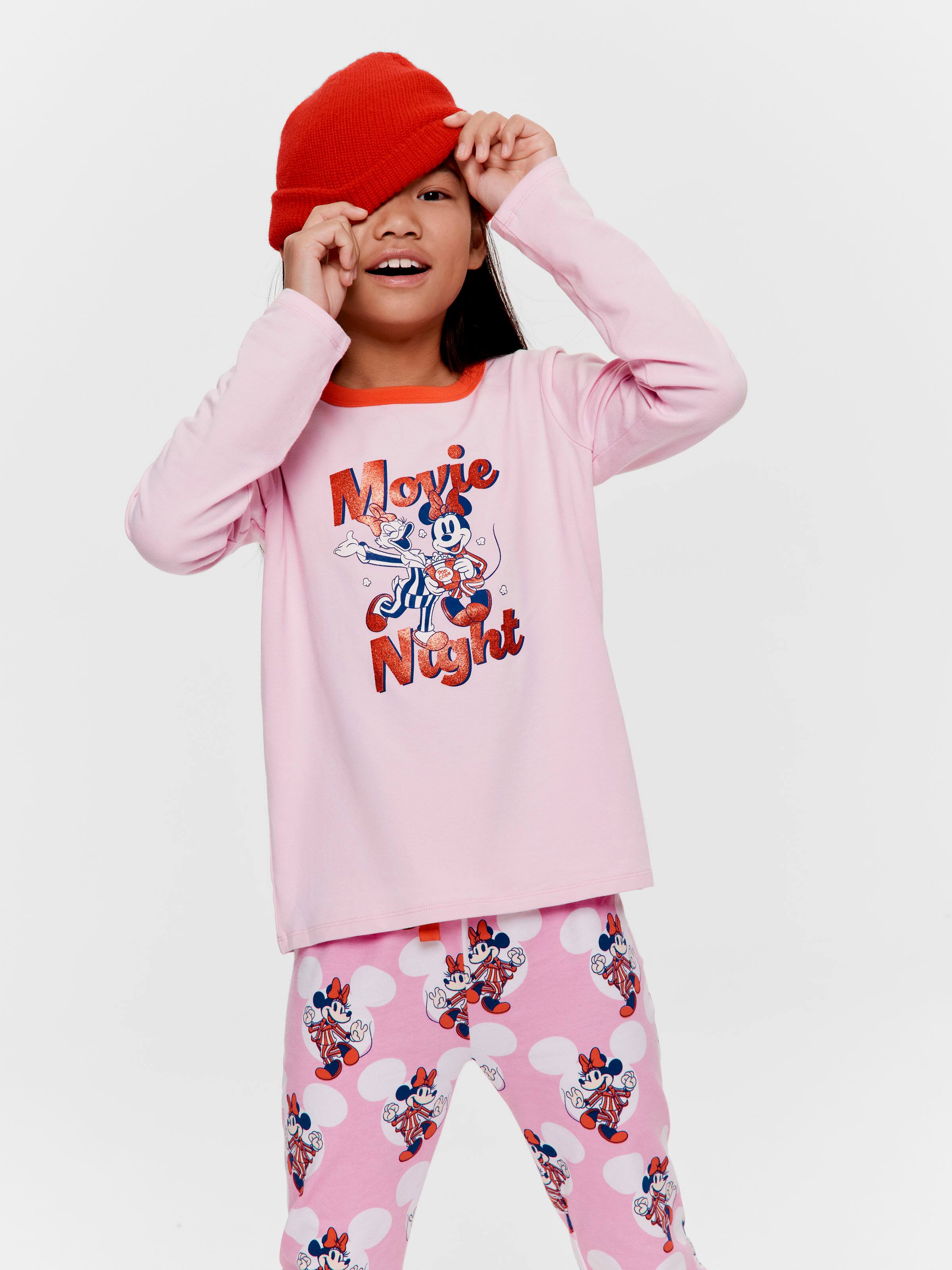 Girls Disney Minnie Long Pj Set