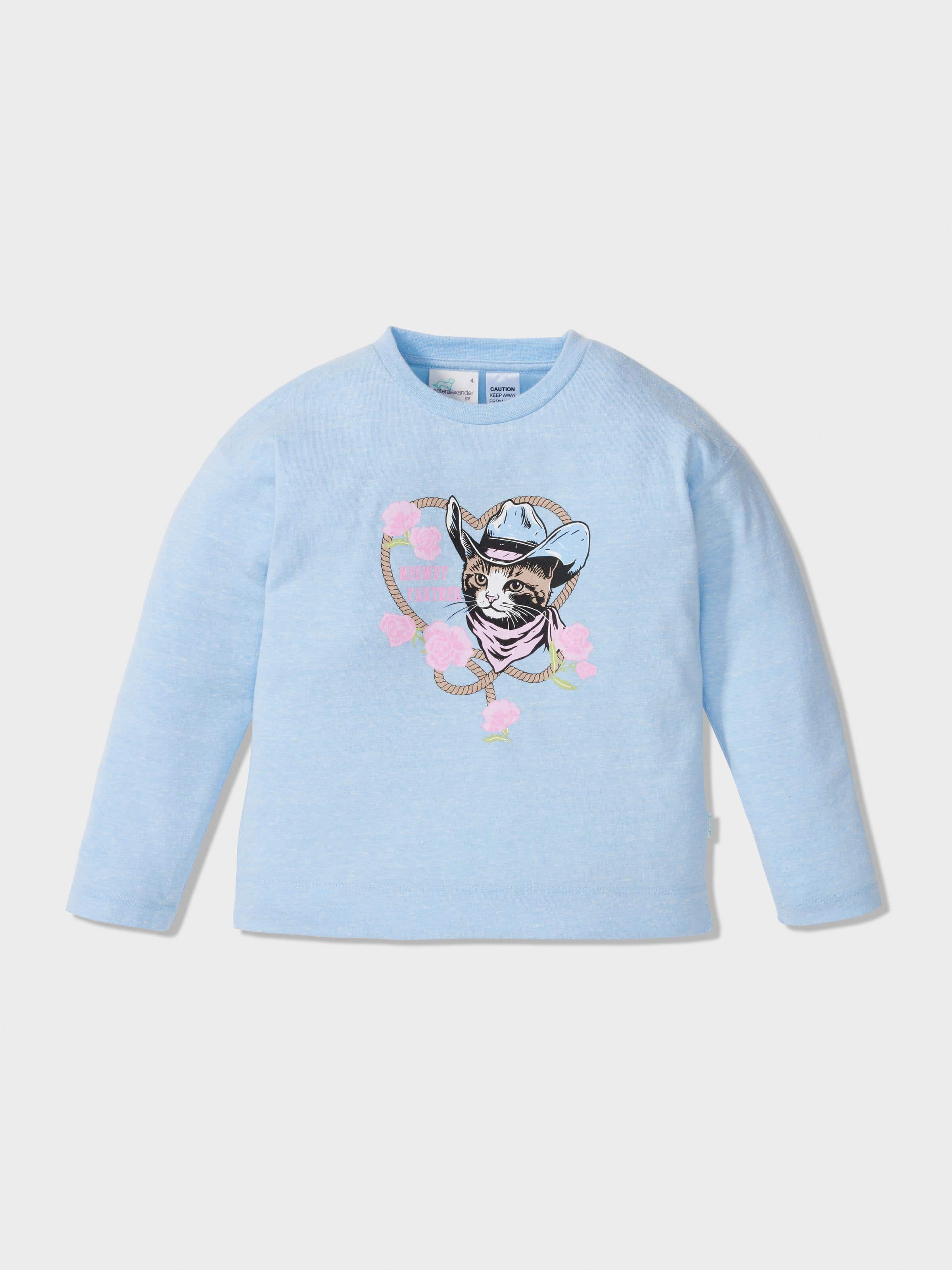 Image for Girls Cowboy Cat Long Pj Set from Peter Alexander