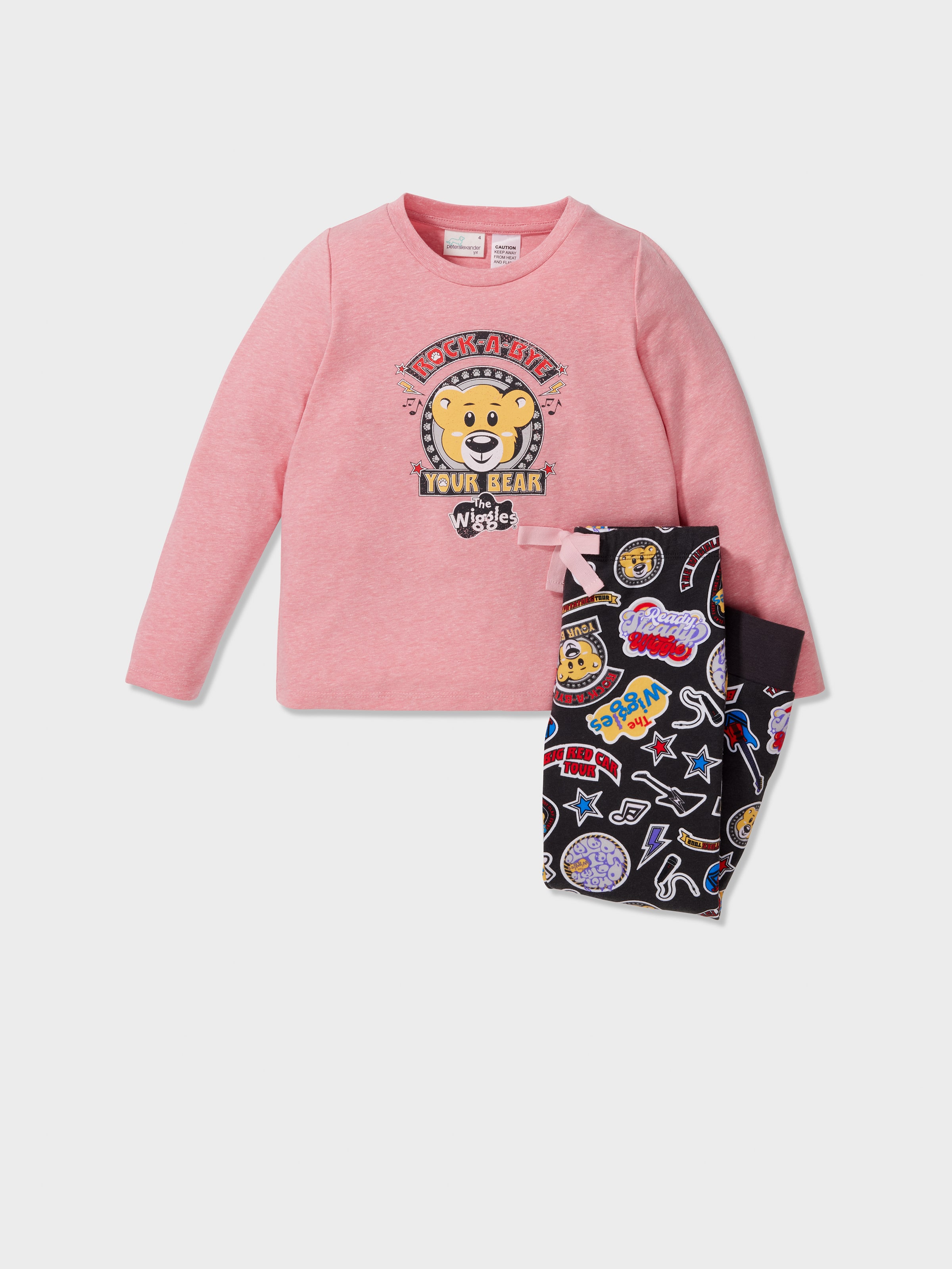 Jnr Girls The Wiggles Tour Long Pj Set