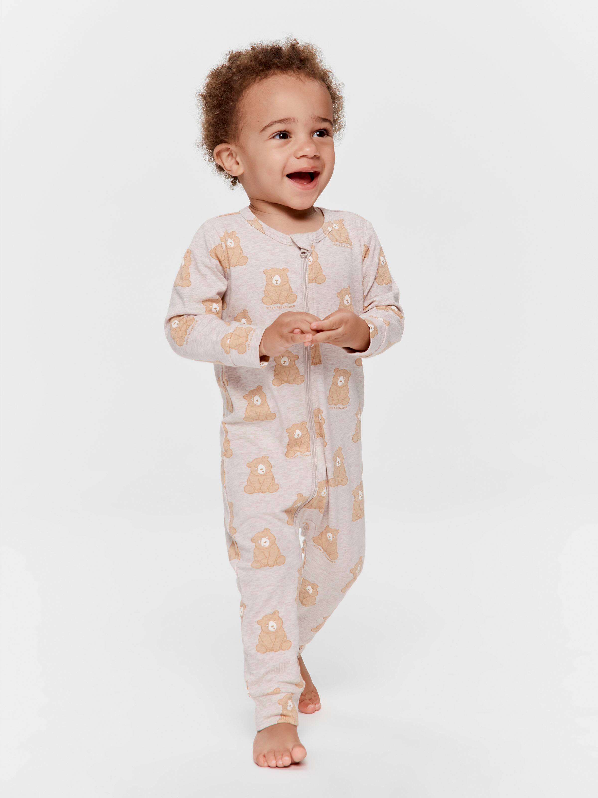Baby Organic Bear Print Onesie