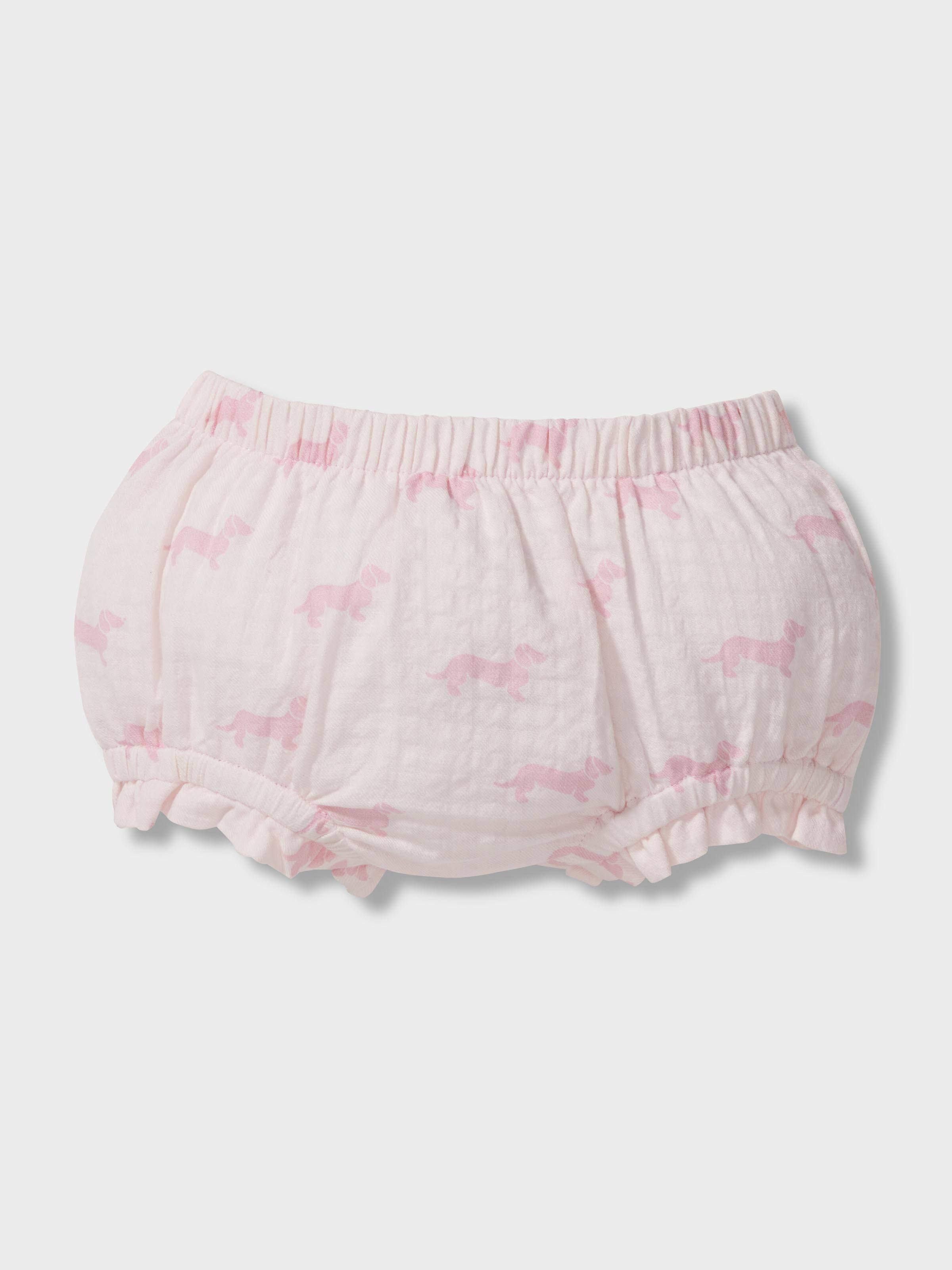 Baby Girl Pink Cotton Short Pj Set