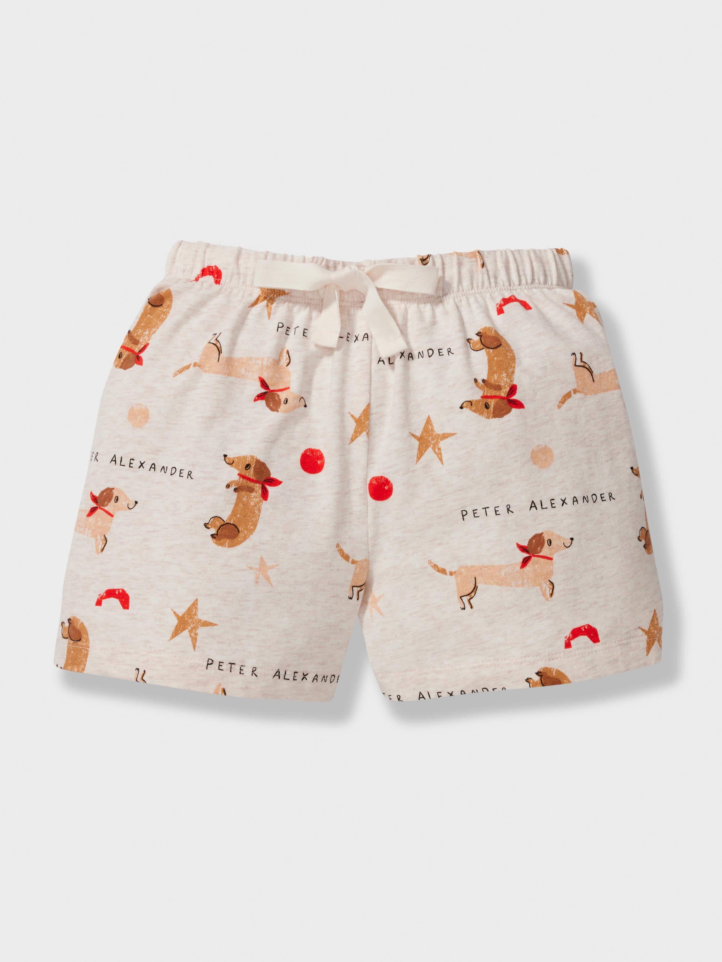 Jnr Kids Organic Penny Stars Short Classic Pj Set
