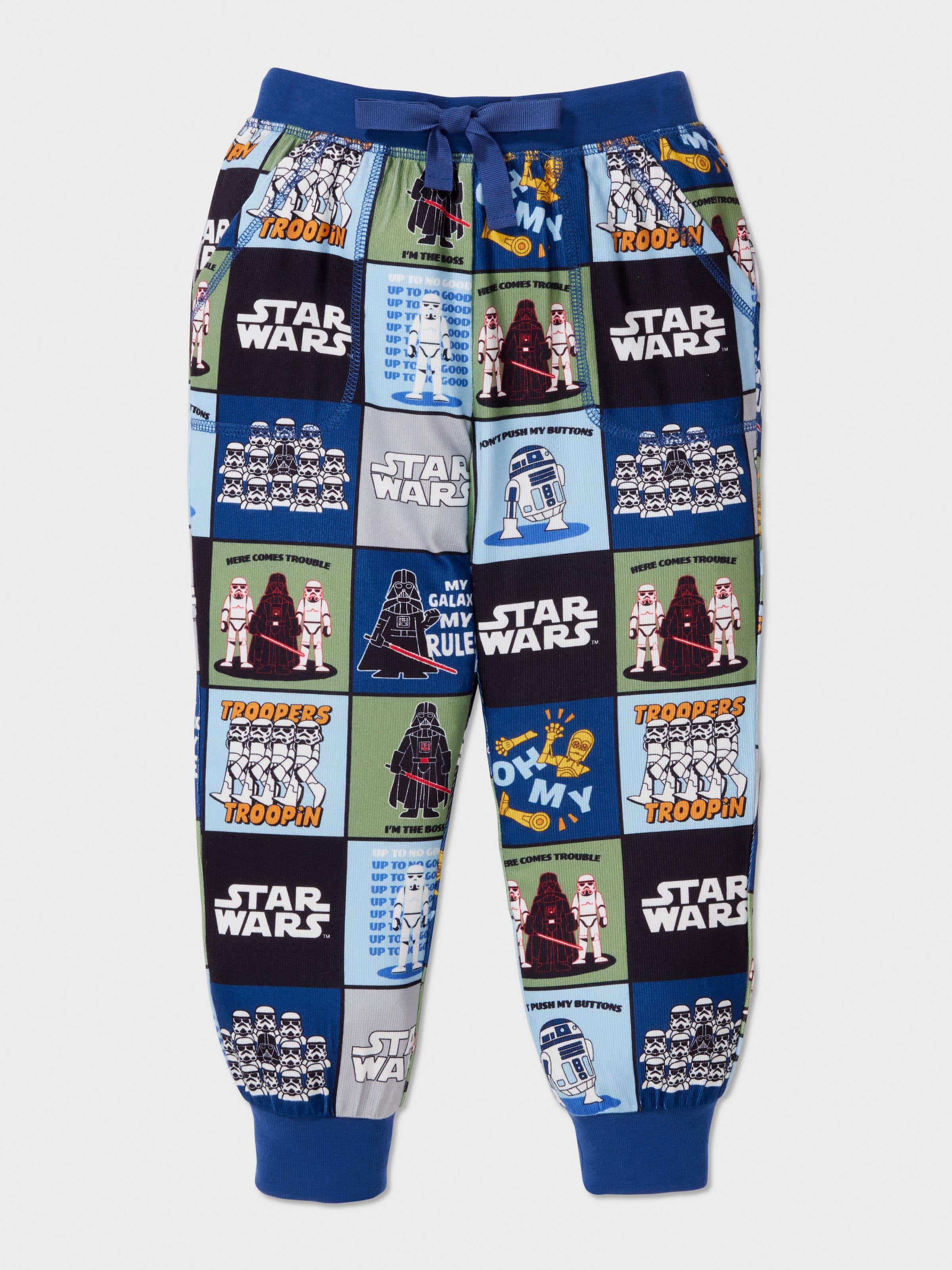 Jnr Boys Star Wars Empire Long Plush Pj Set