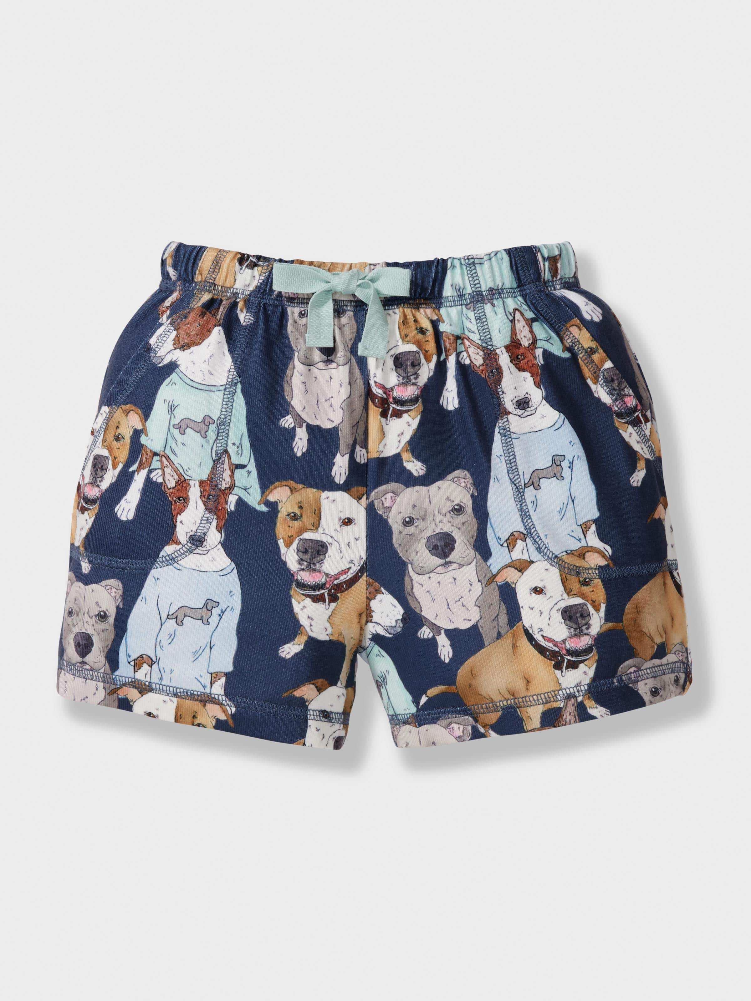 Jnr Boys Staffy Short Pj Set
