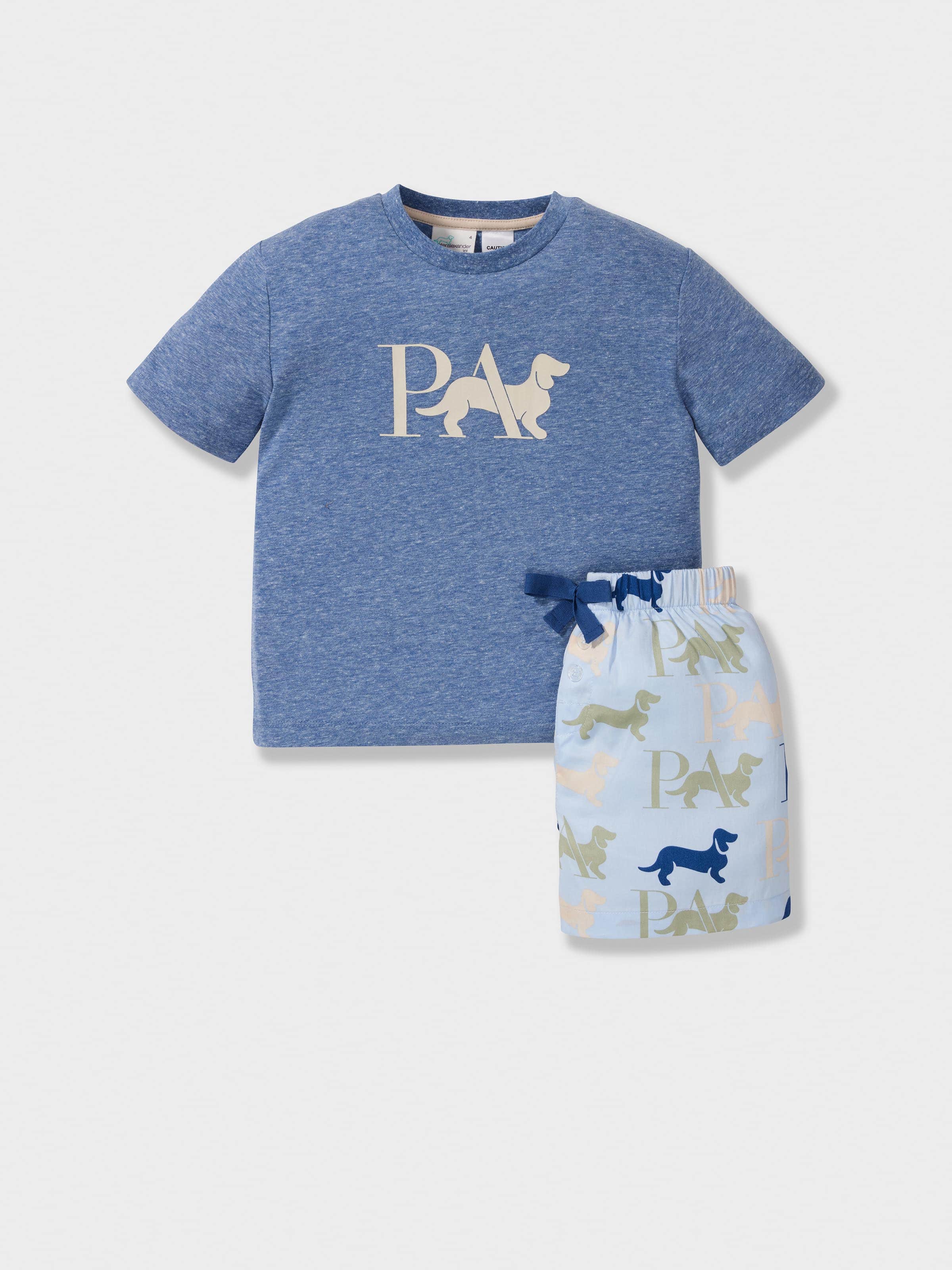 Jnr Boys Penny Short Pj Set