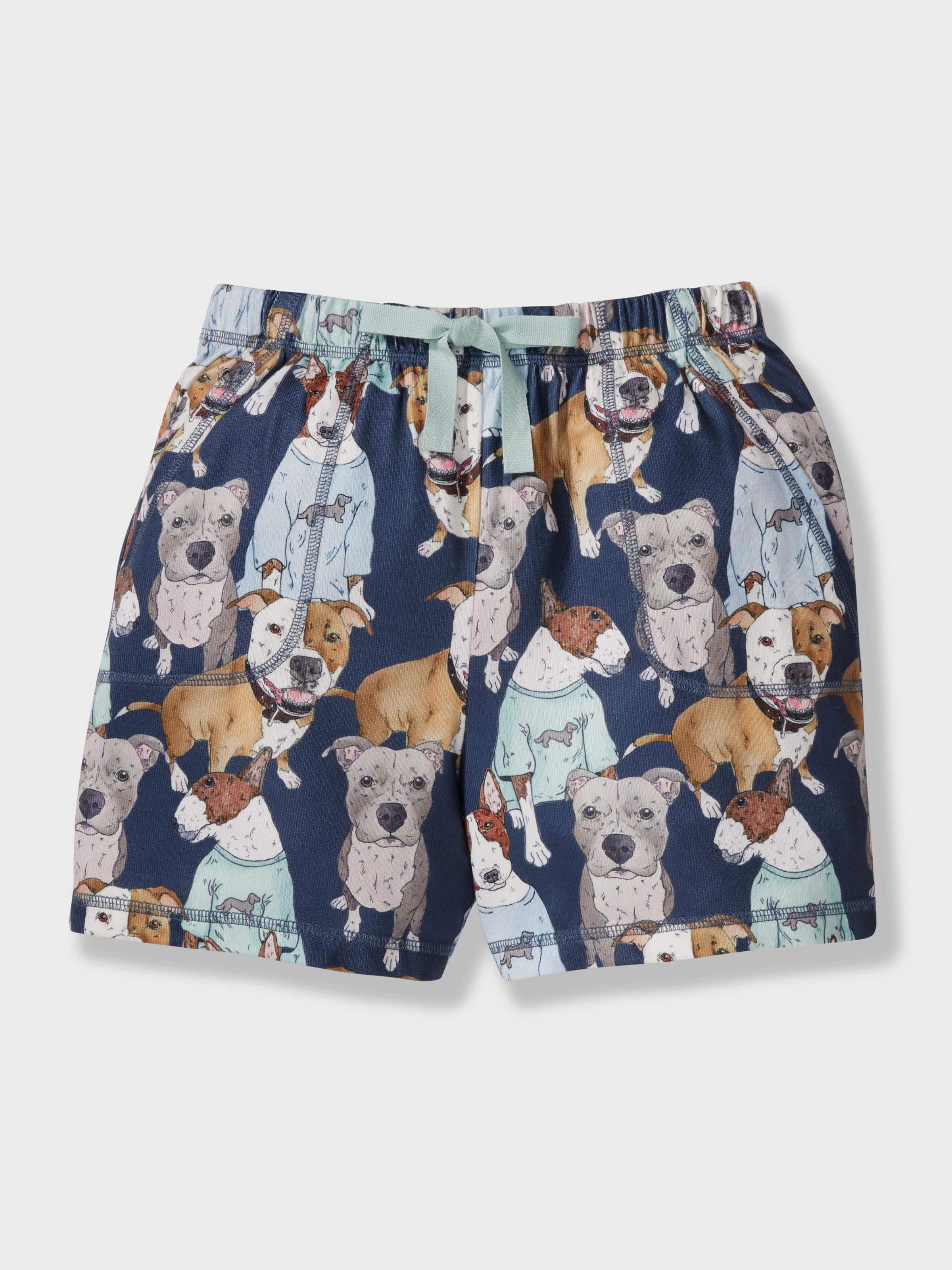 Boys Staffy Short Pj Set
