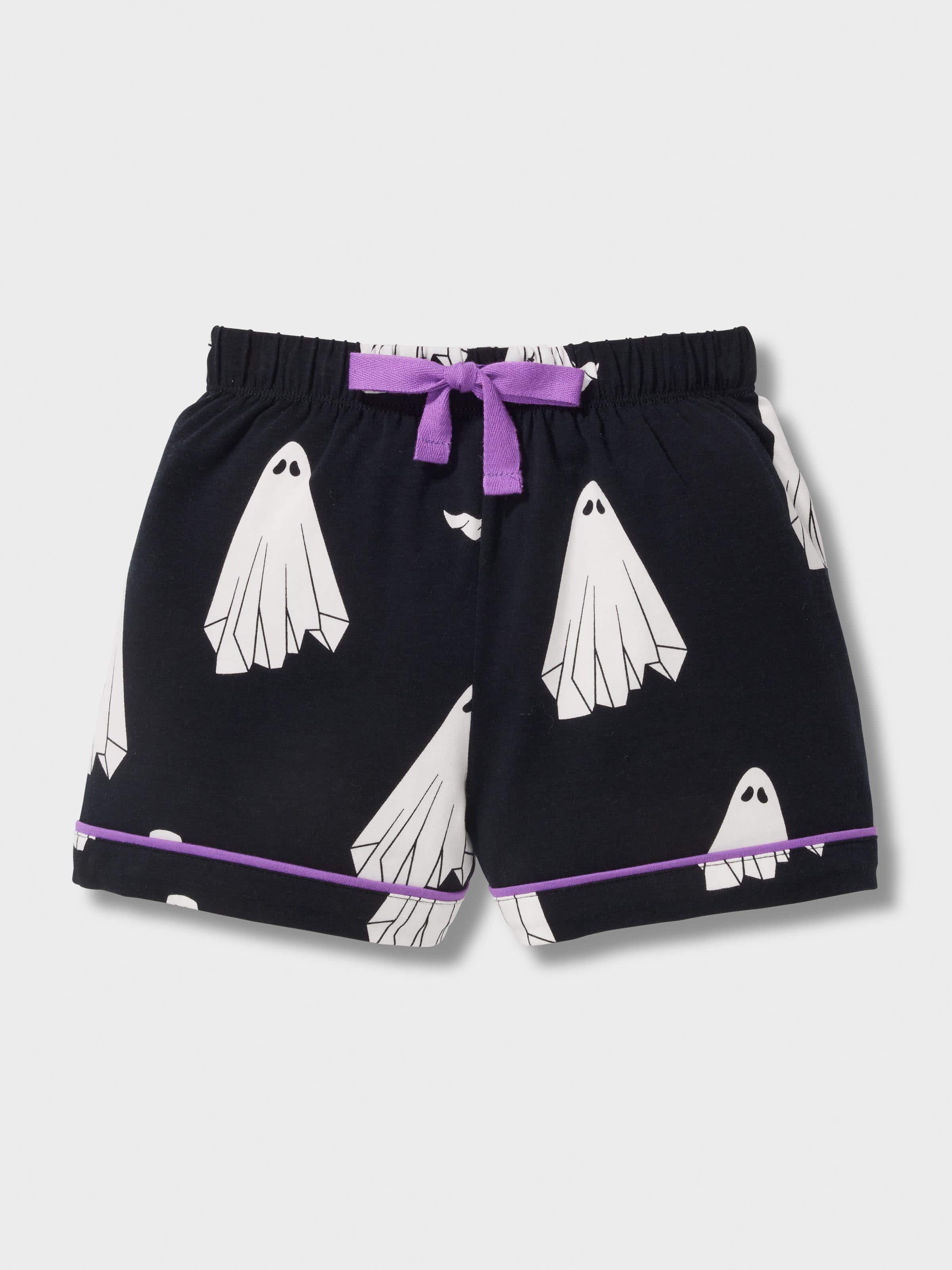 Kids Spooky Ghost Classic Shortie Pj Set