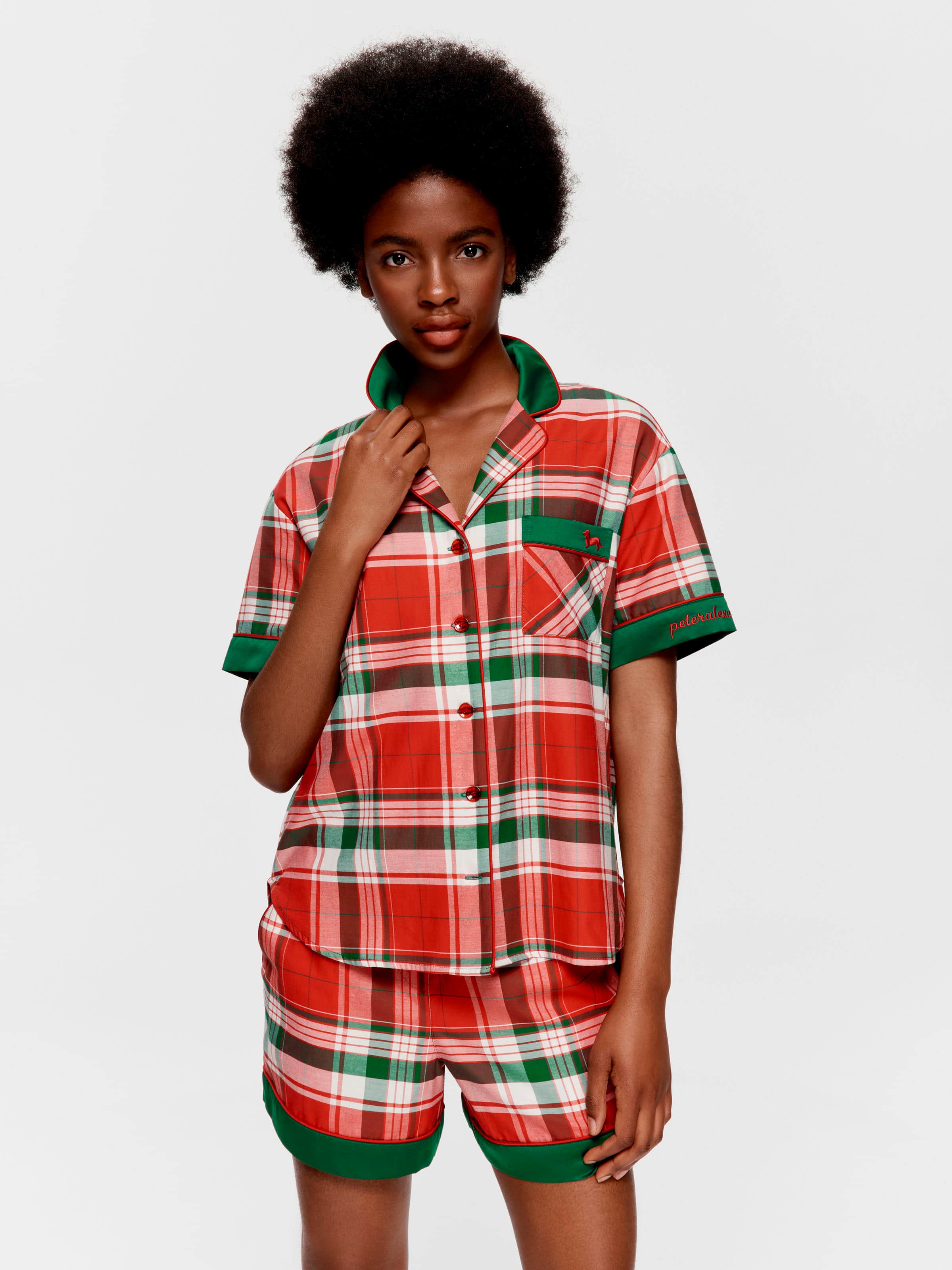 Tartan 100% Cotton Short Sleeve Shirt