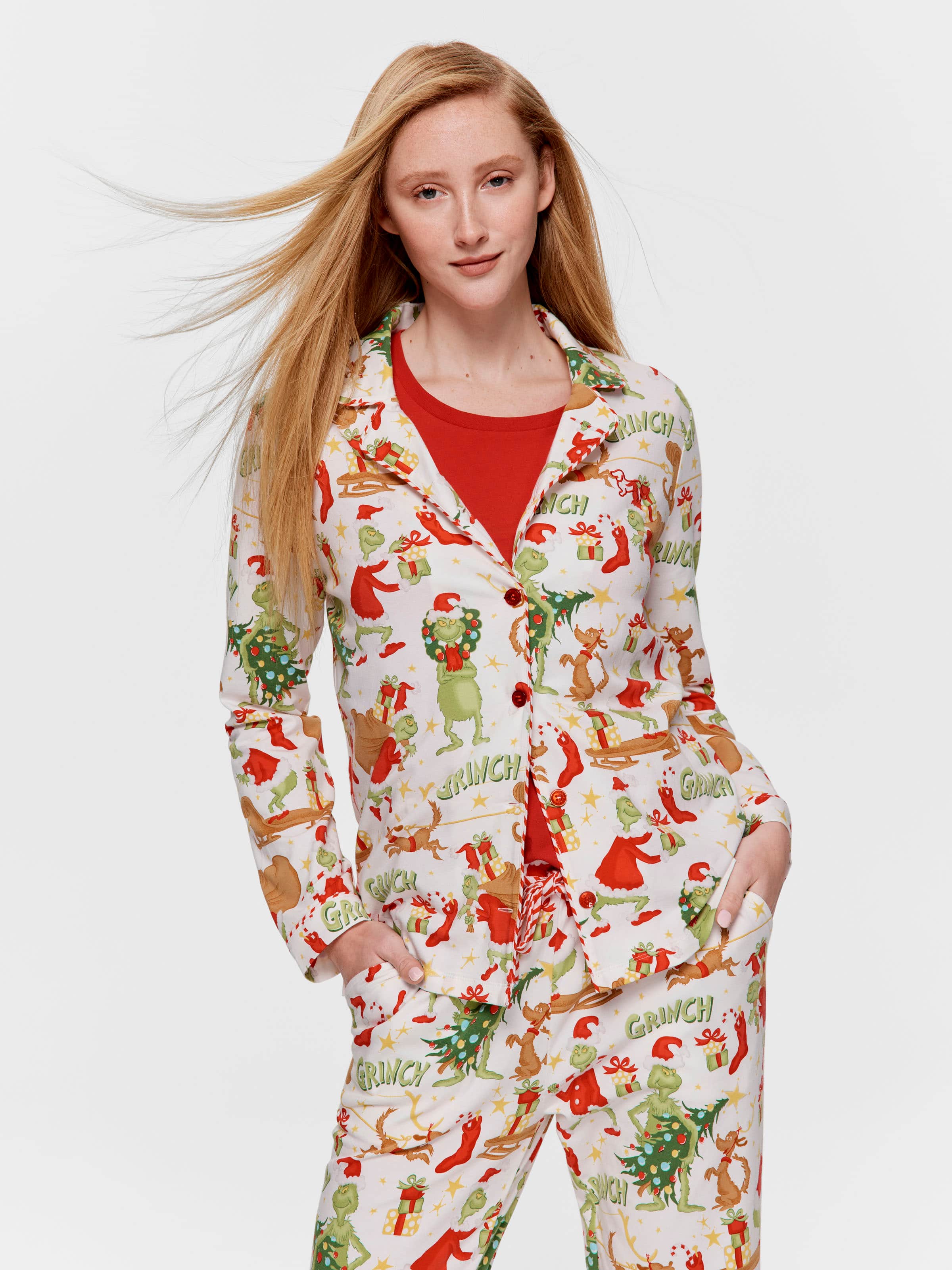 The Grinch Long Pj Set