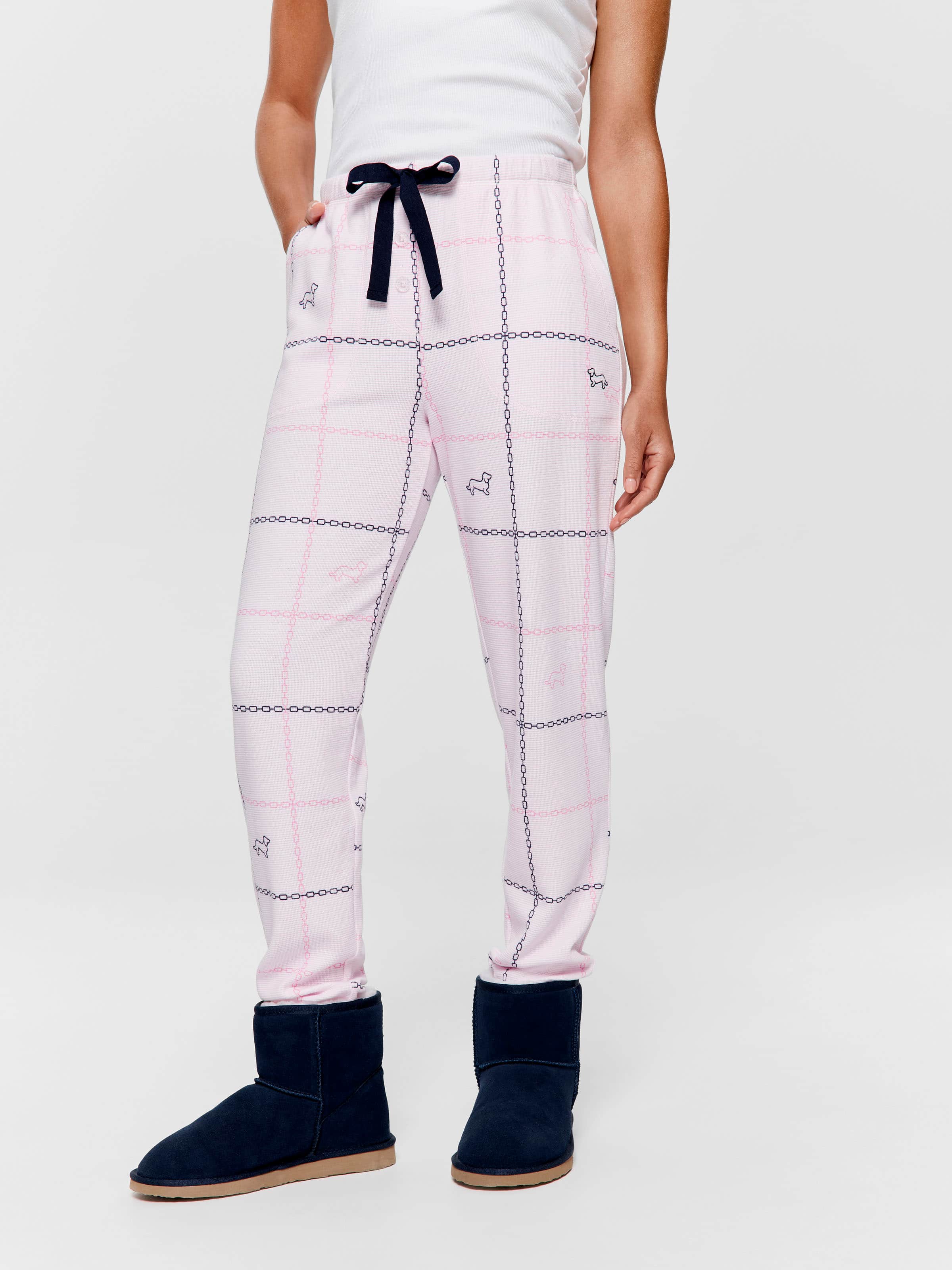 Image for Pink Windowpane Easy Pj Pant from Peter Alexander