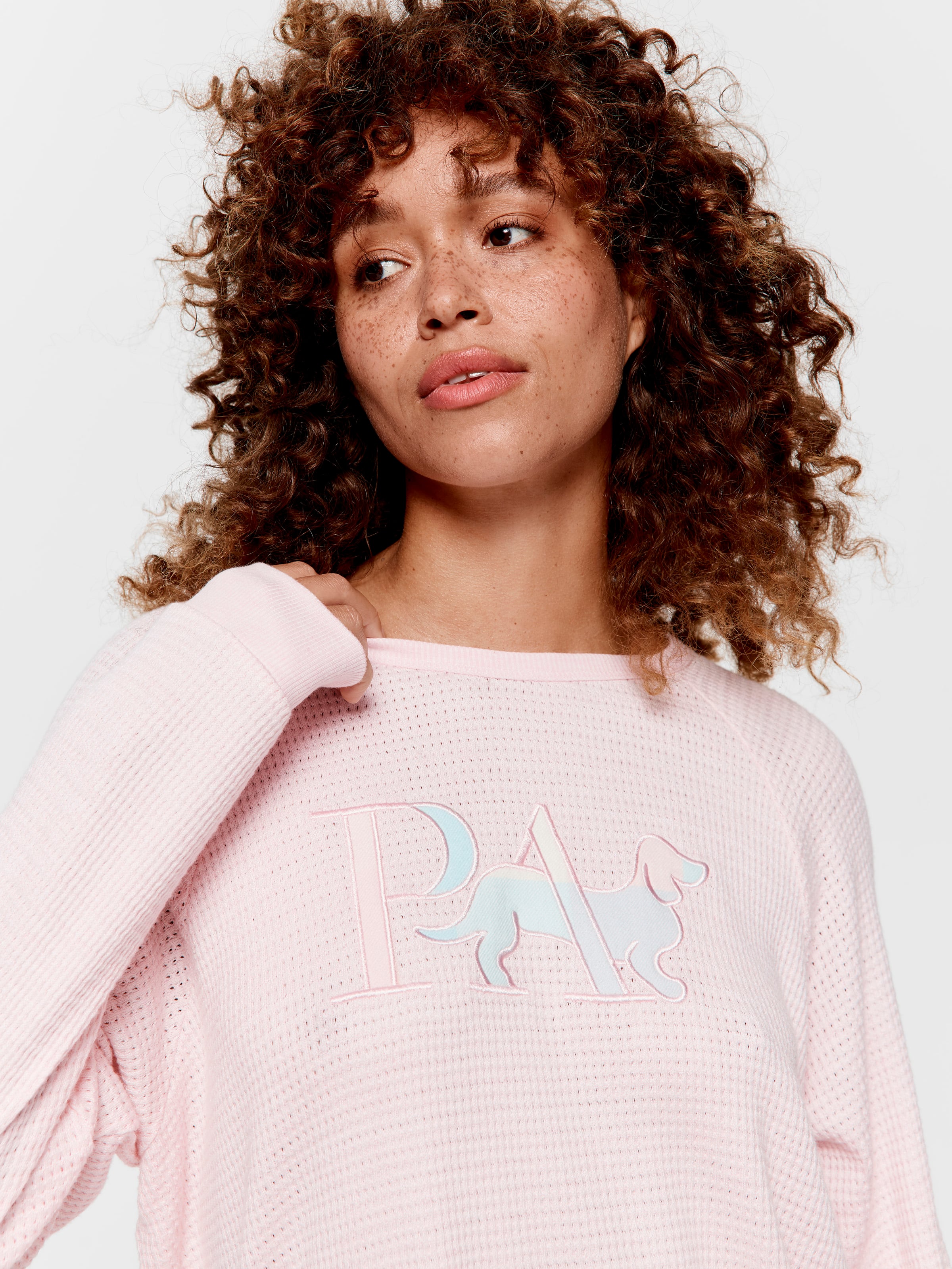 Buffalo Logo Waffle Sweater