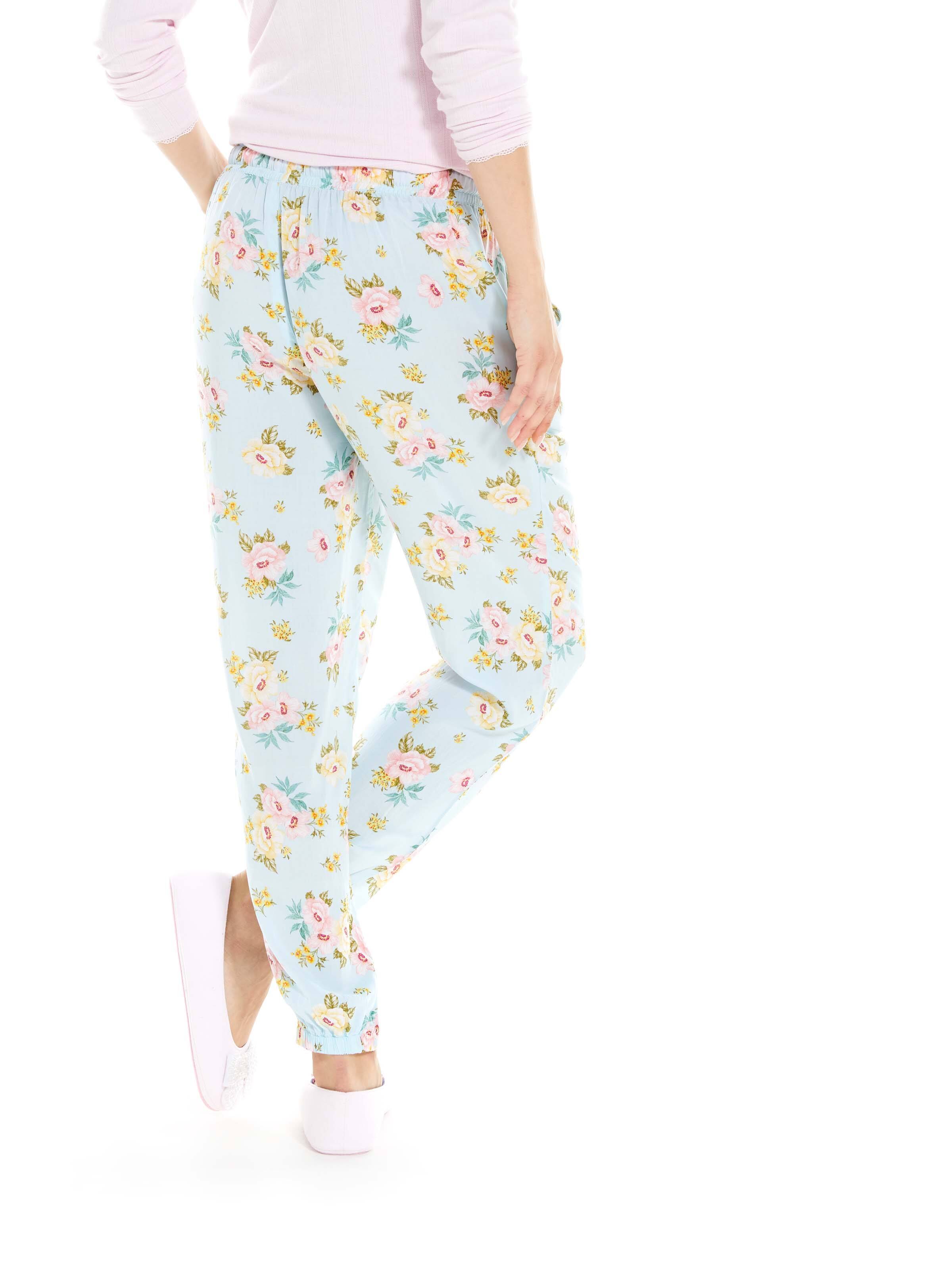 Floral Tapered Leg Pj Pant
