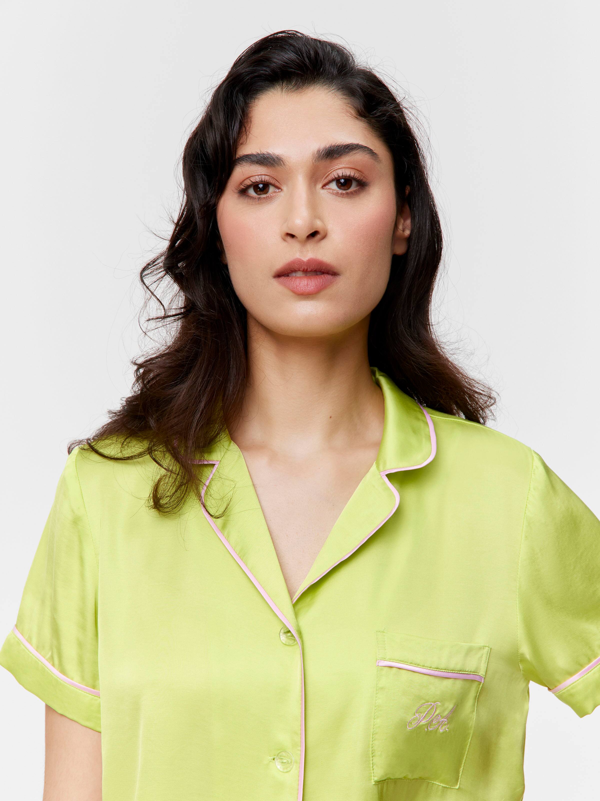 Peter's Lime Shortie Pj Set