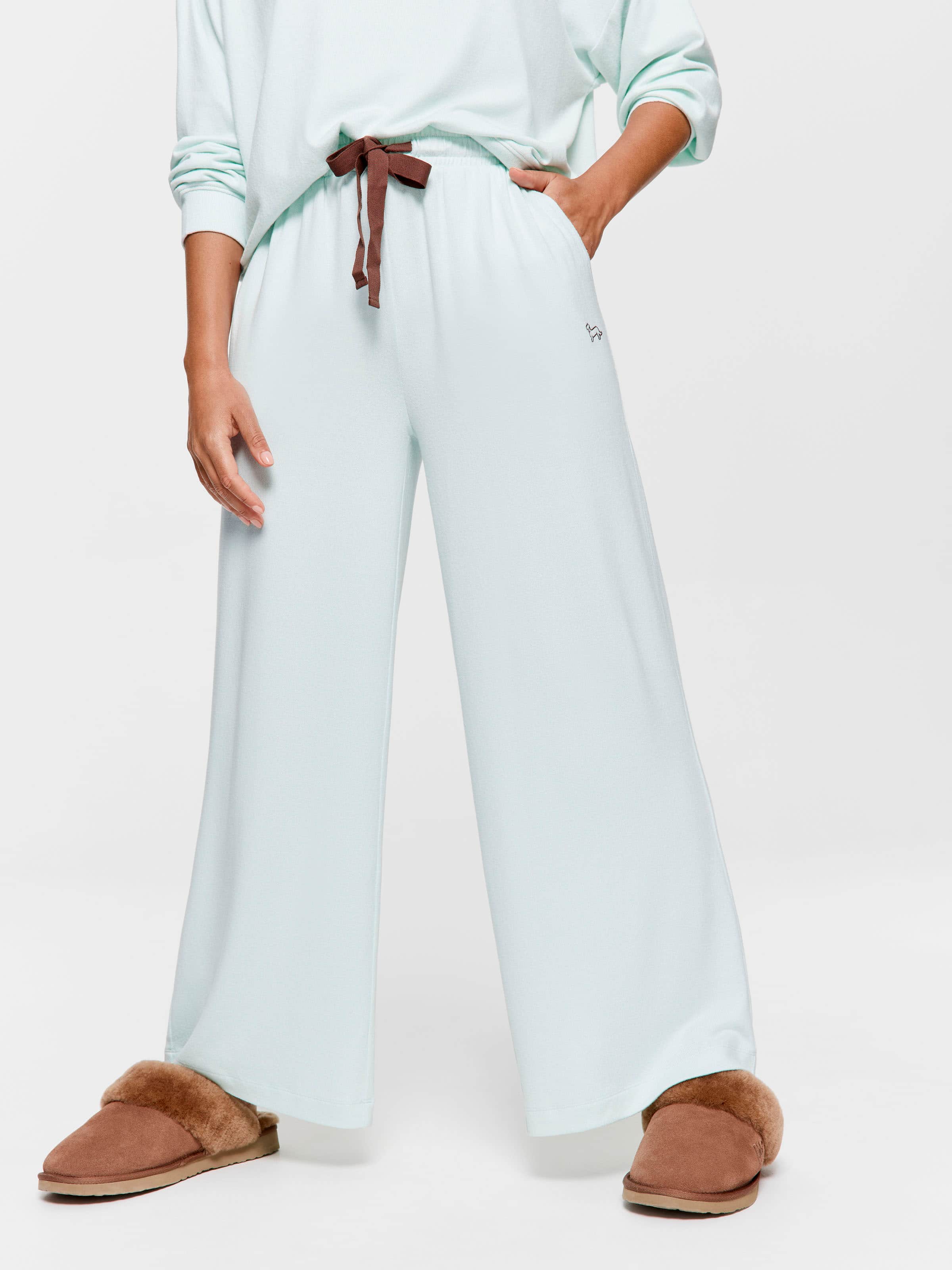 Image for Mint Plush Straight Leg Pj Pant from Peter Alexander