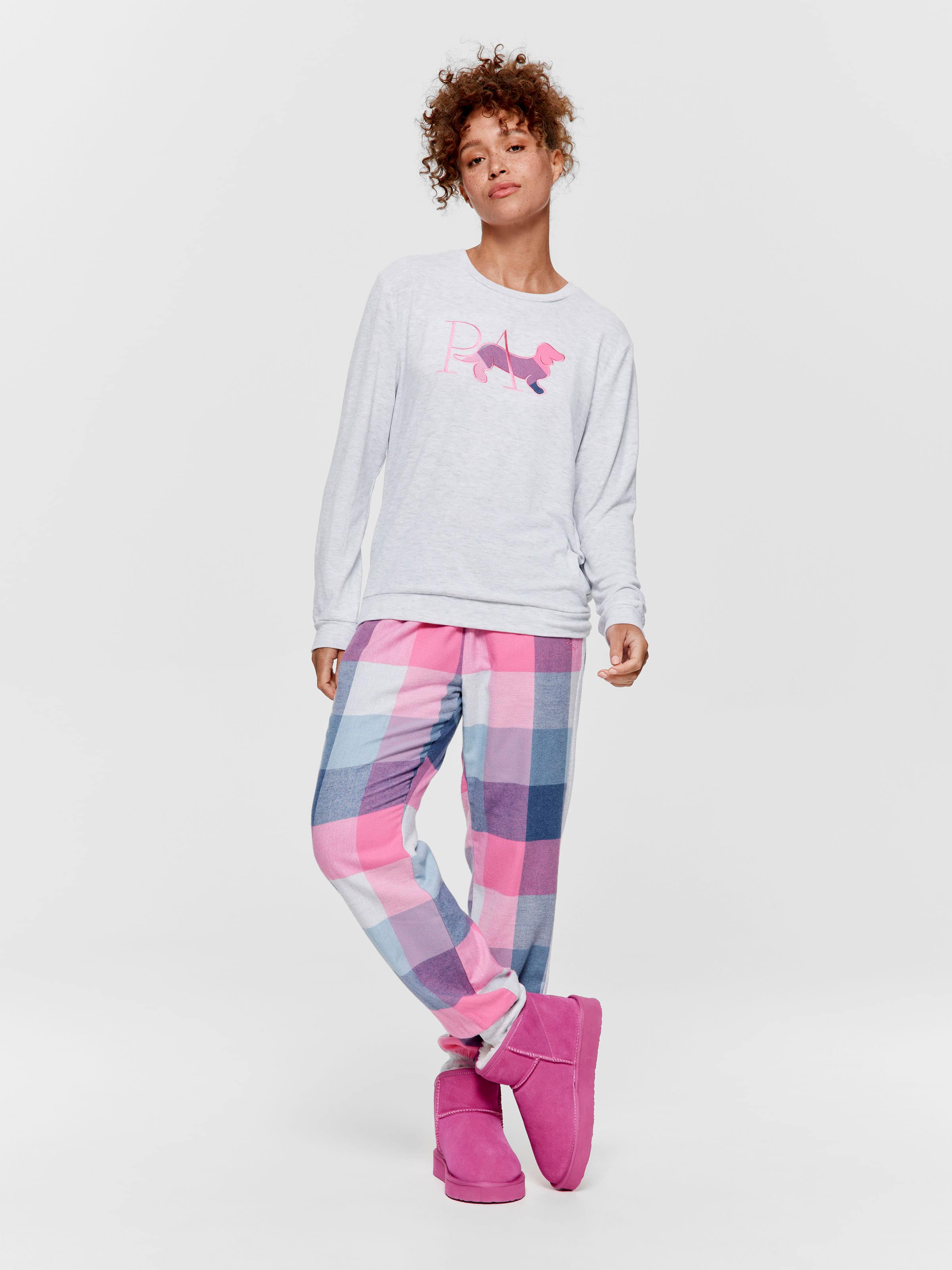 Image for Buffalo Check Logo Sweater from Peter Alexander
