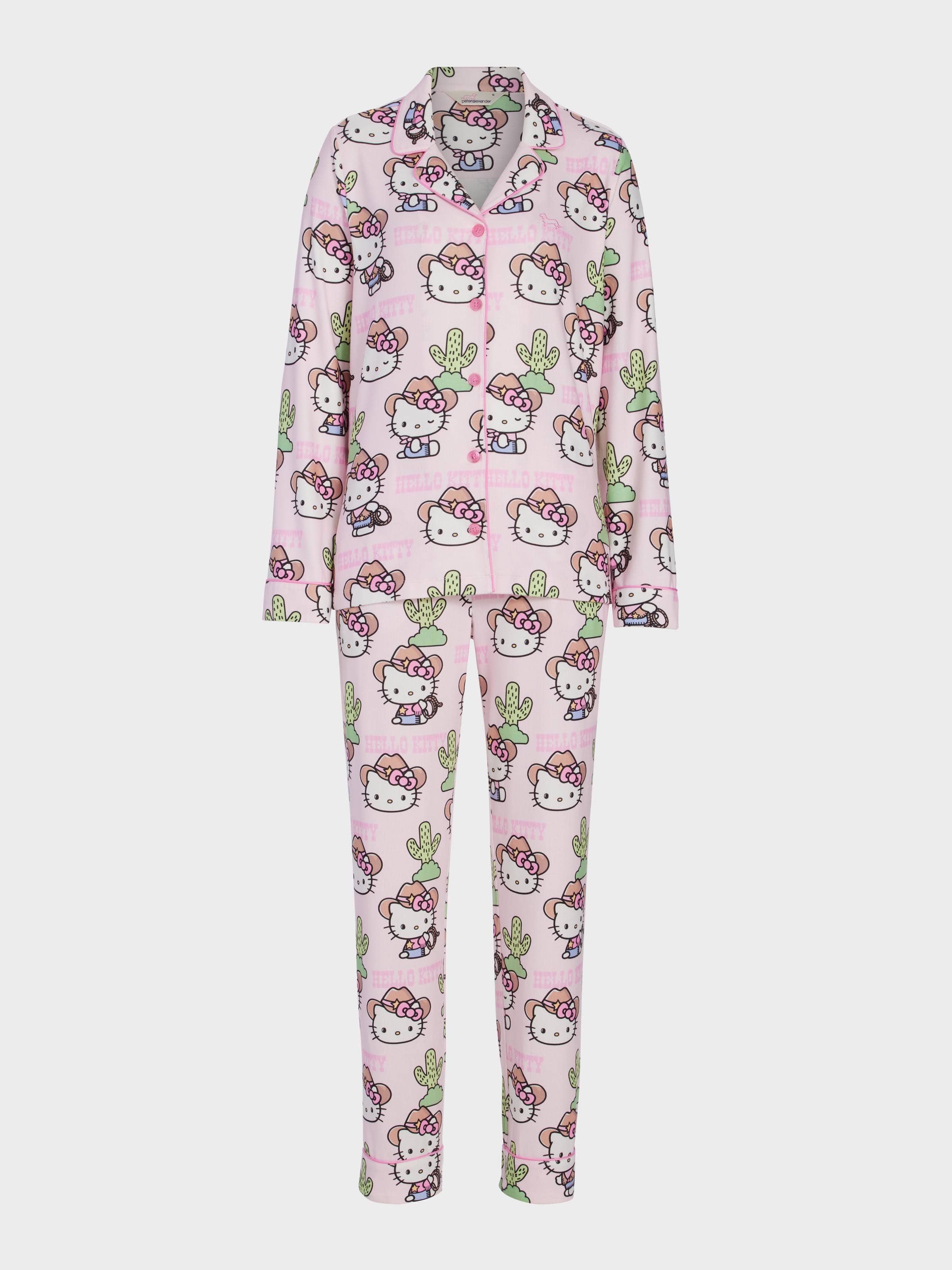 Image for Howdy Hello Kitty Plush Classic Pj Set from Peter Alexander