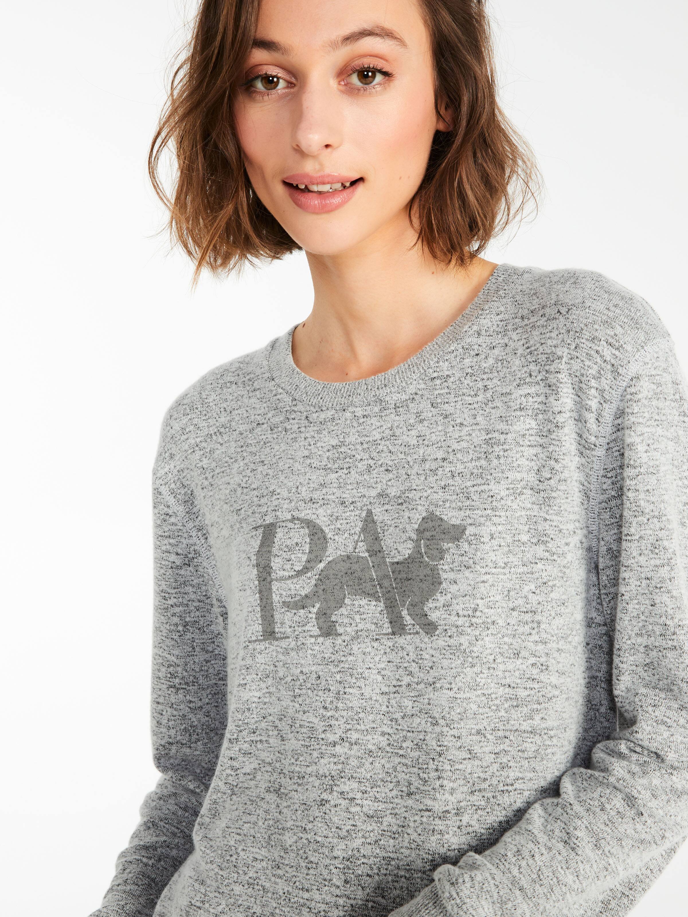 Grey Fuzzy Sweater