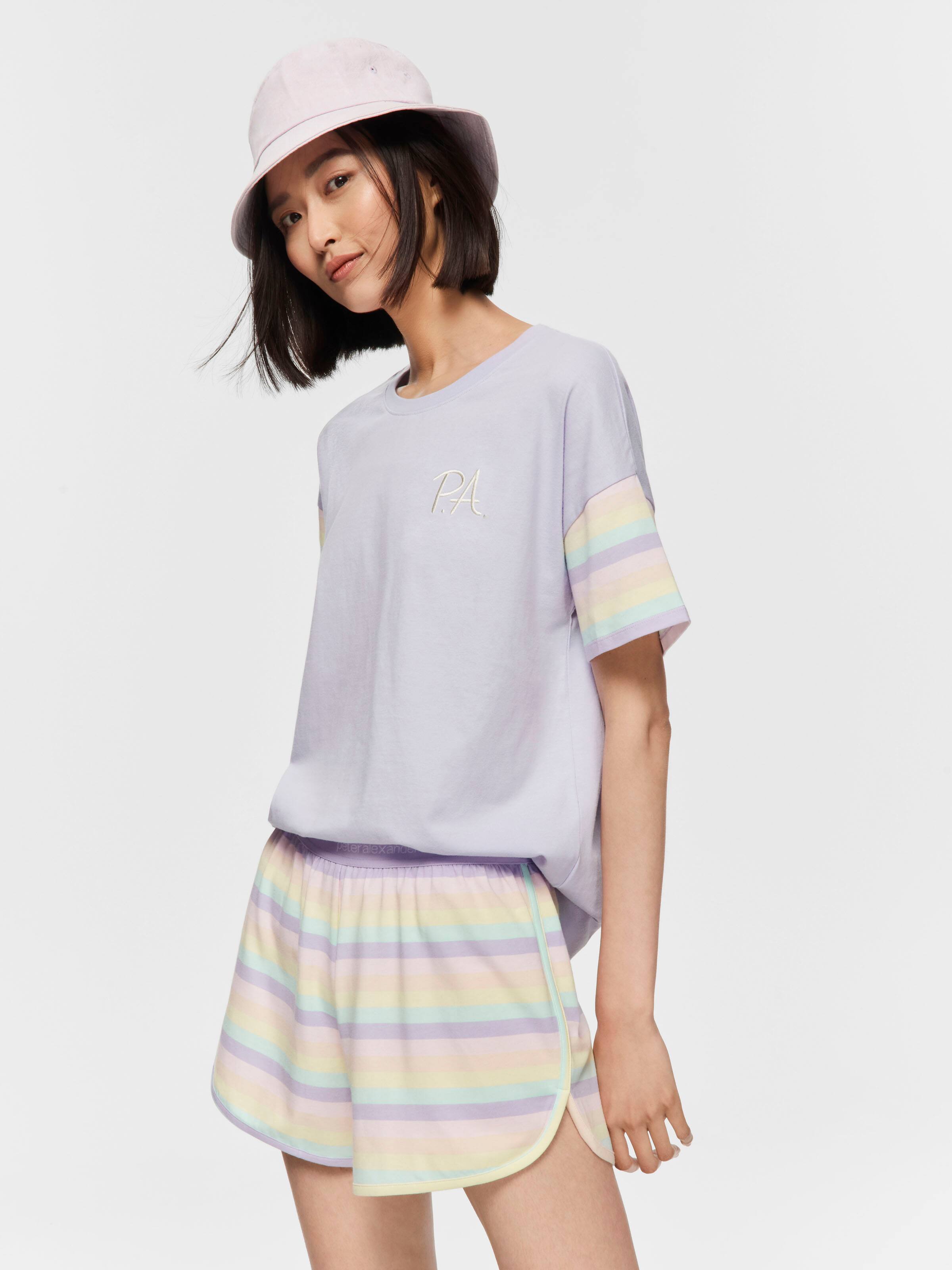 Pastel Stripe Short
