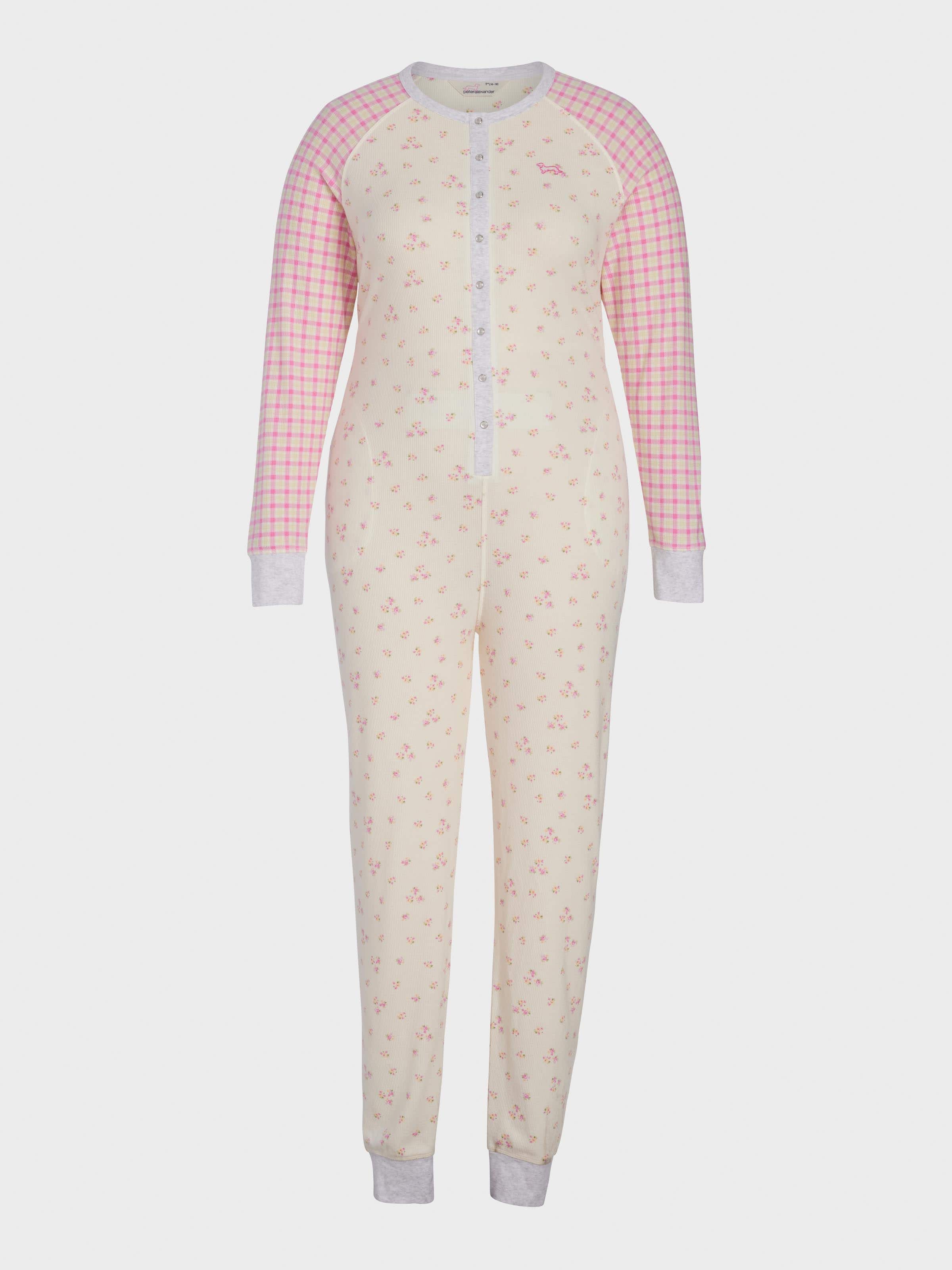 Image for P.A. Plus Waffle Contrast Print Onesie from Peter Alexander