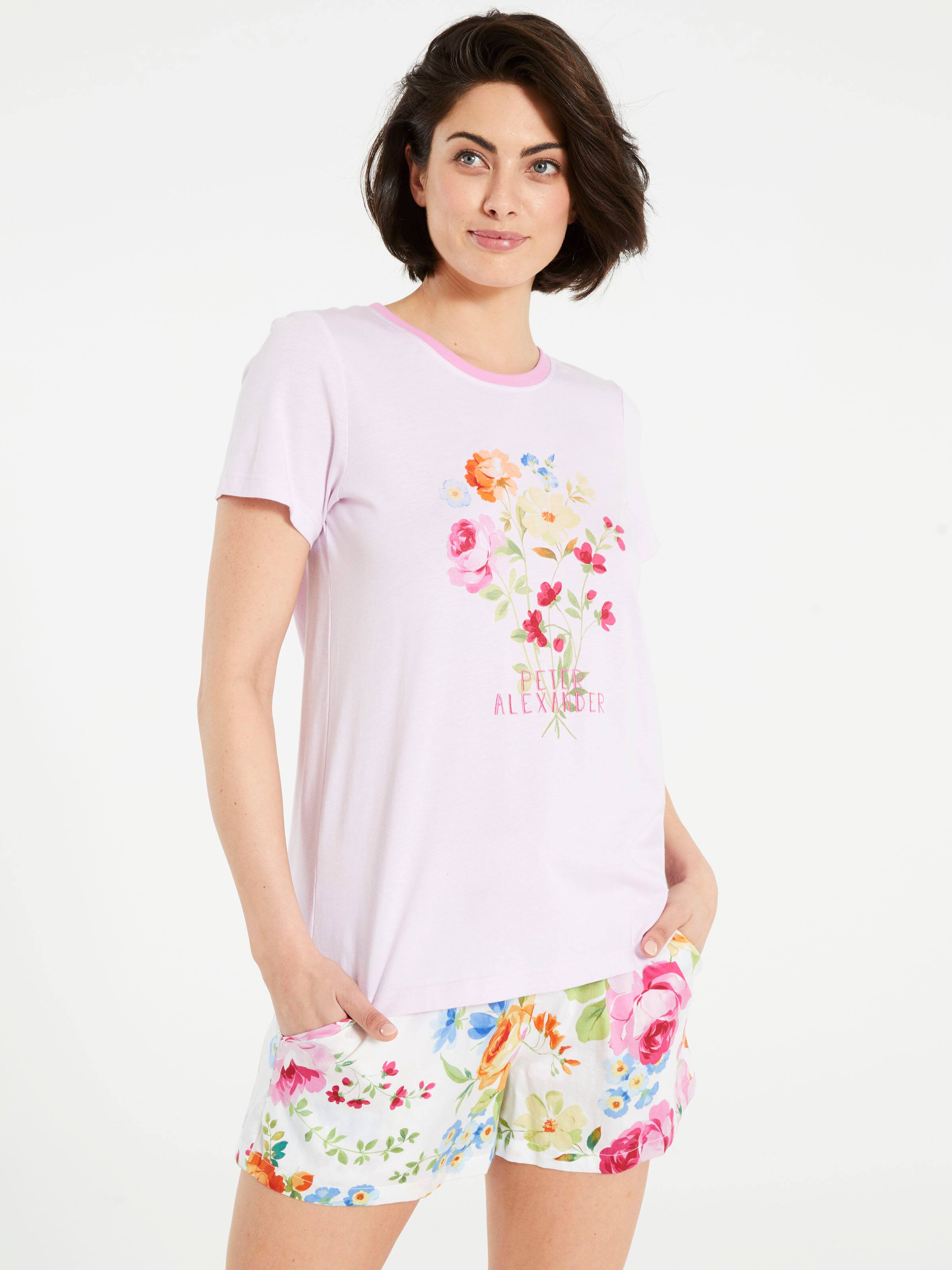 Floral Logo Boyfriend Tee