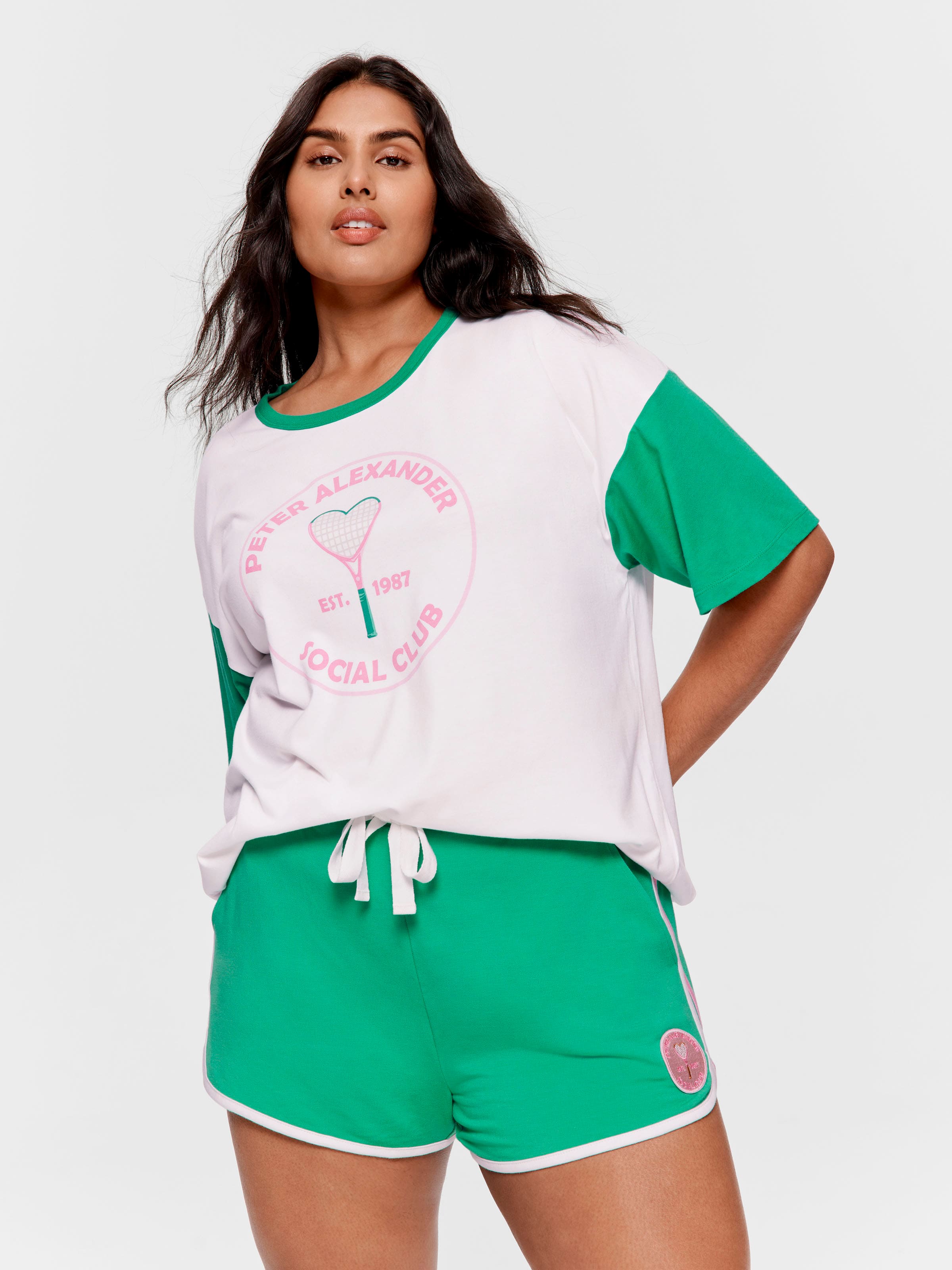 P.A. Plus Tennis Social Club Mini Sporty Short