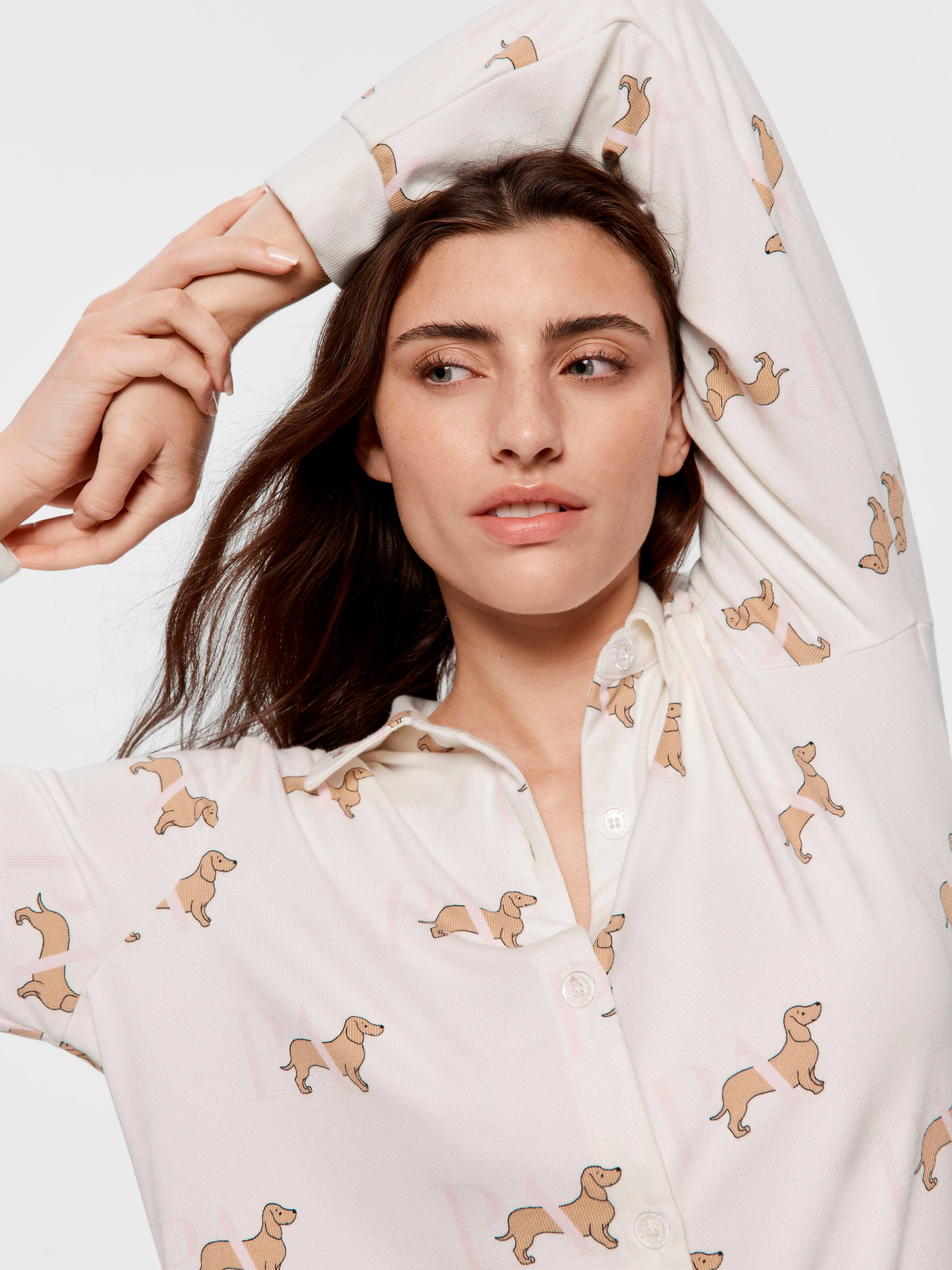 P.A. Penny Long Sleeve Plush Nightshirt