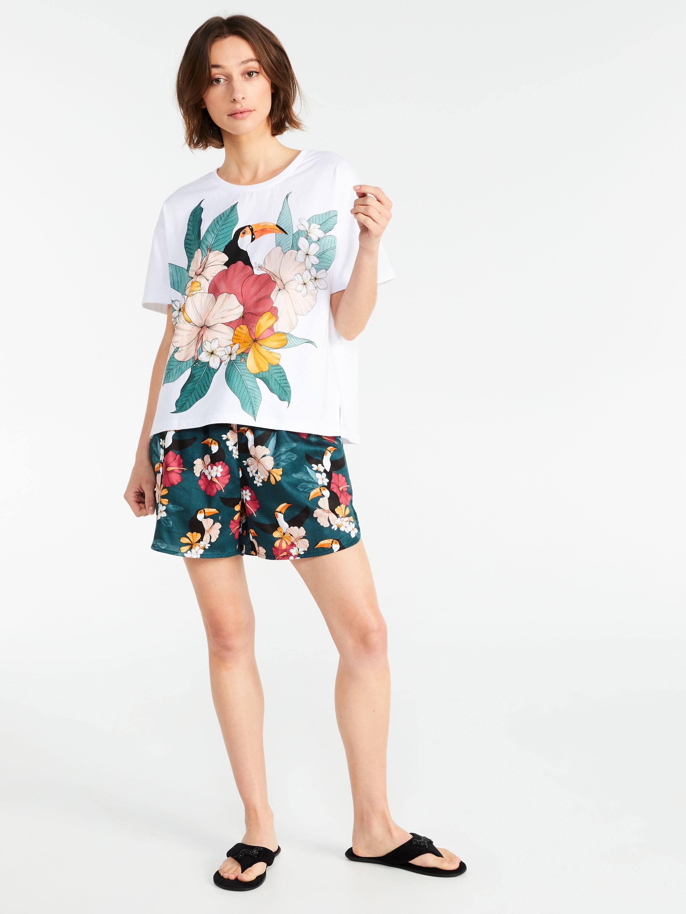 Floral Toucan Tee