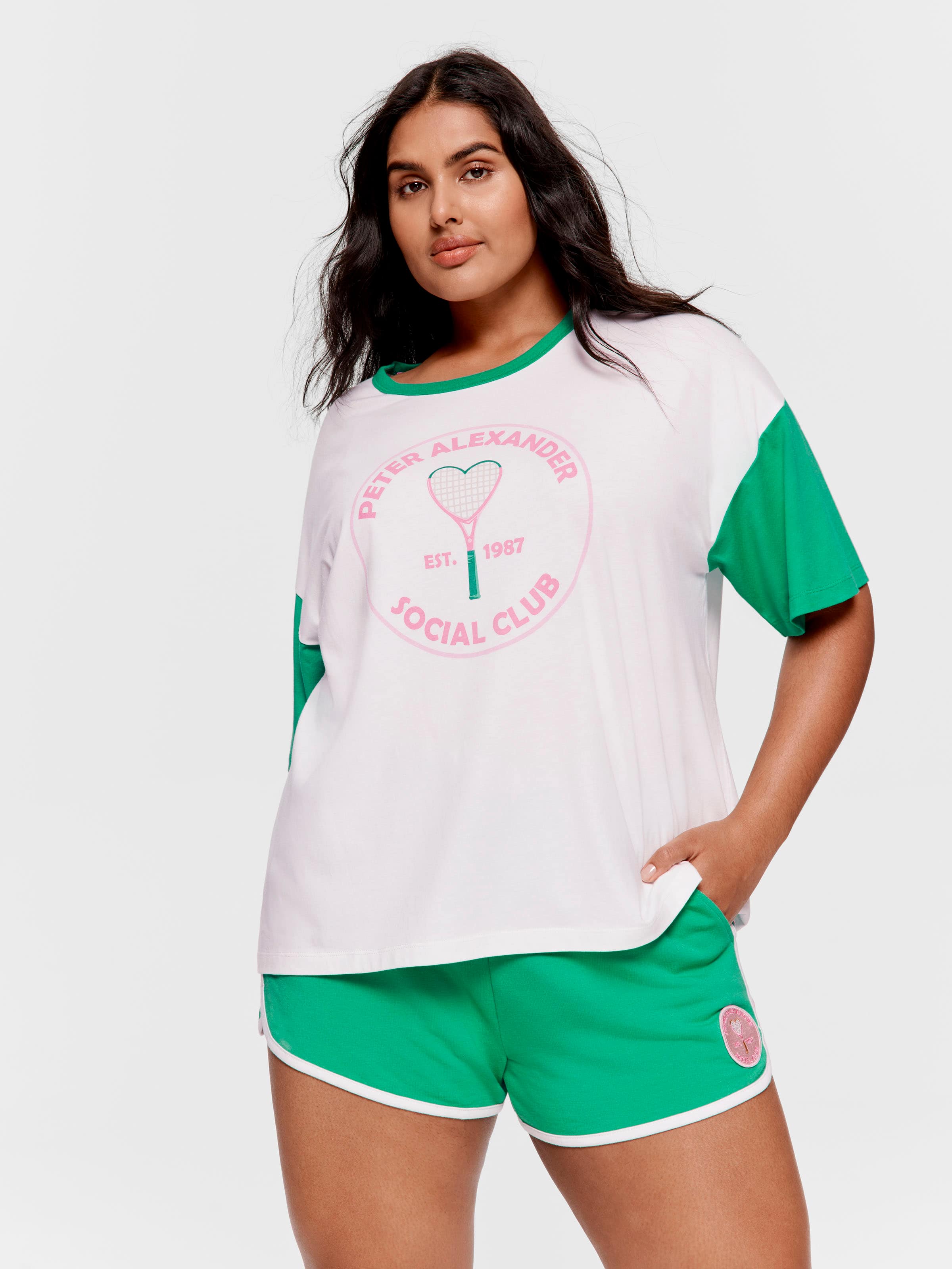 P.A. Plus Tennis Social Club Oversized Tee