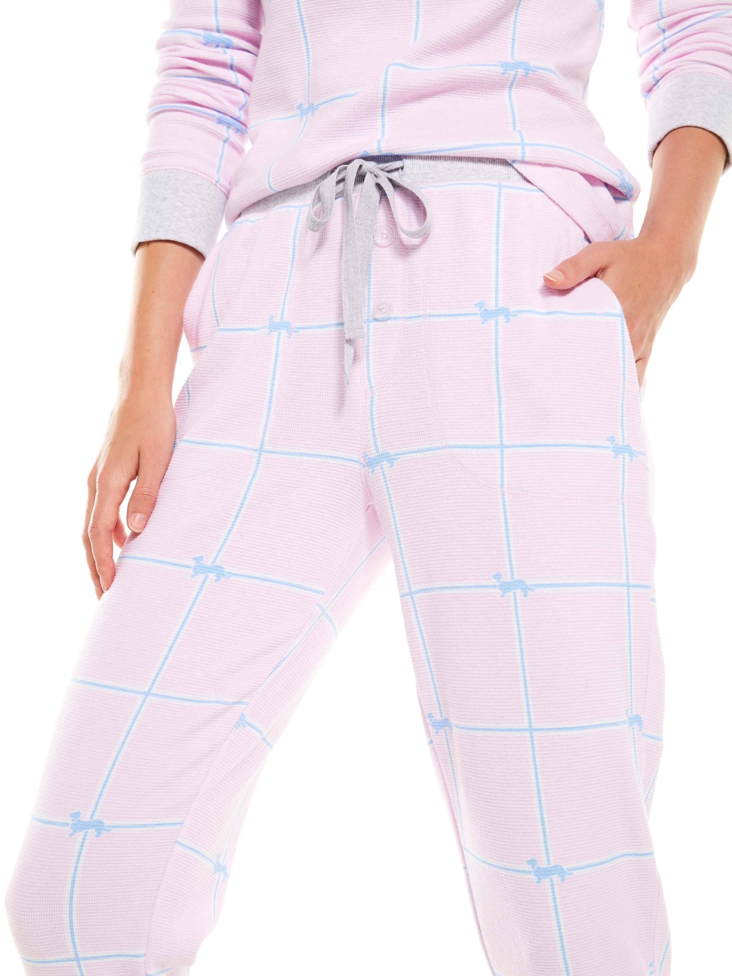 Windowpane Waffle Easy Pj Pant