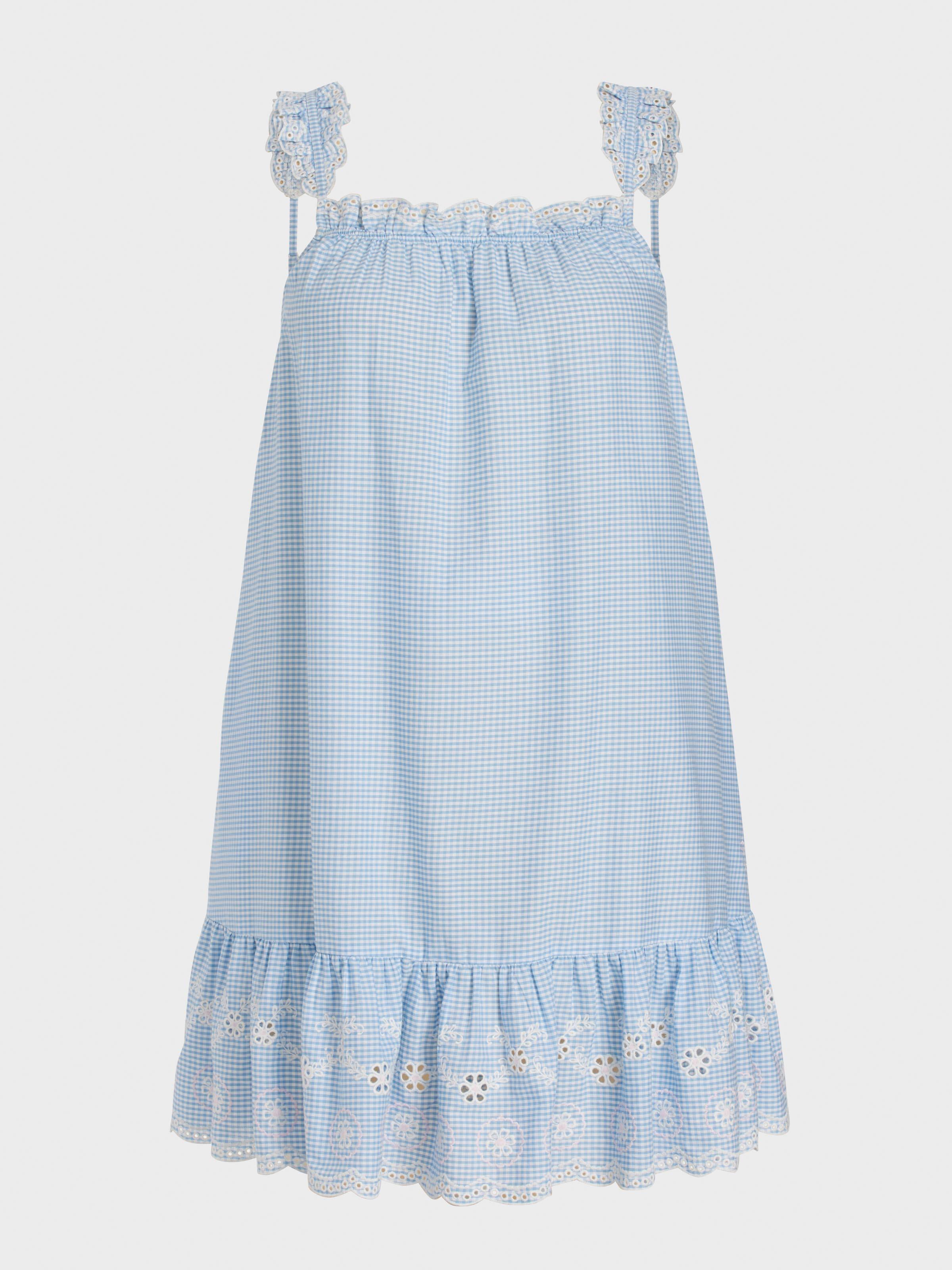 Image for P.A. Plus Gingham Broiderie Nightie from Peter Alexander