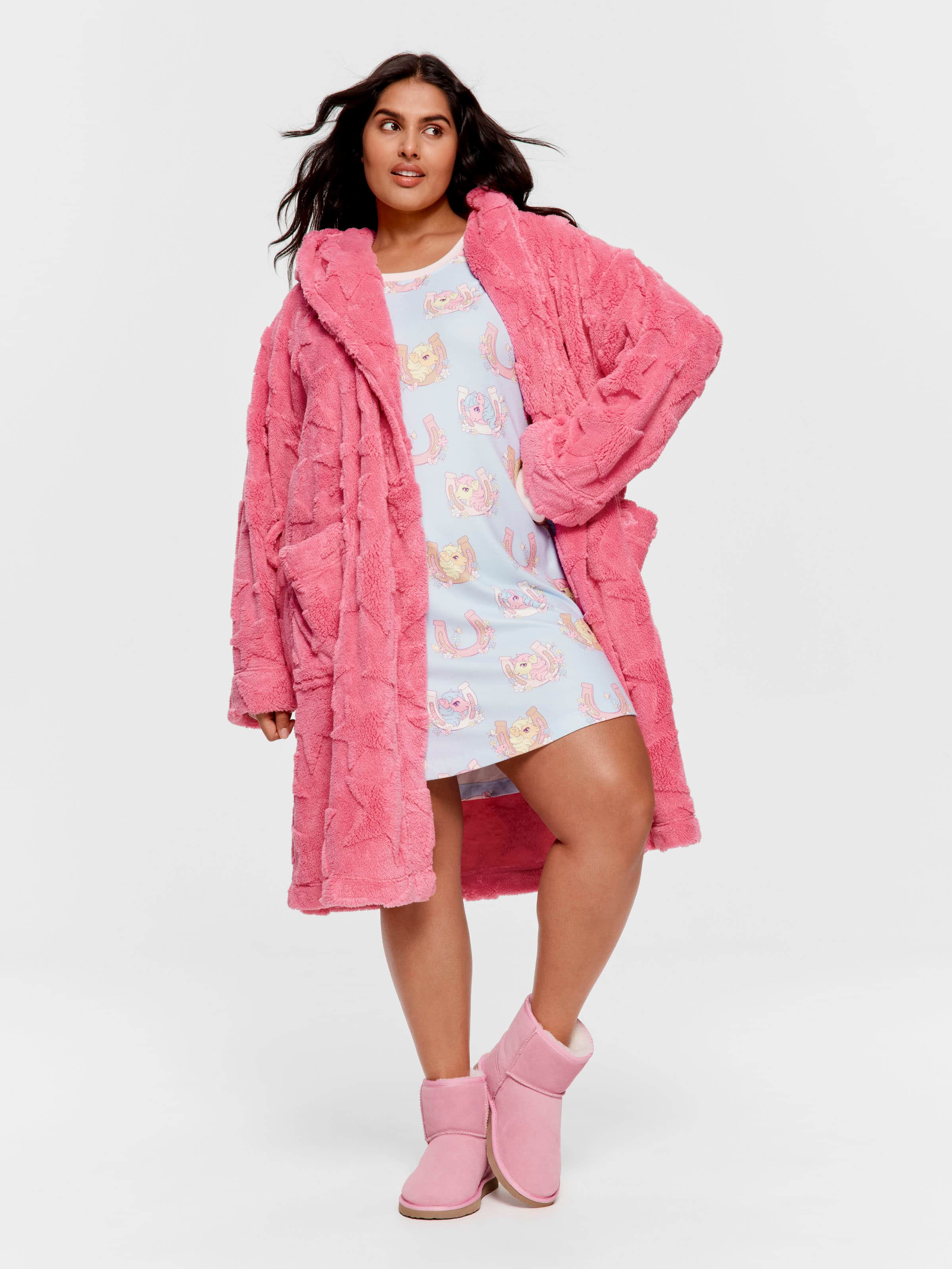 Image for P.A. Plus Star Jacquard Gown from Peter Alexander