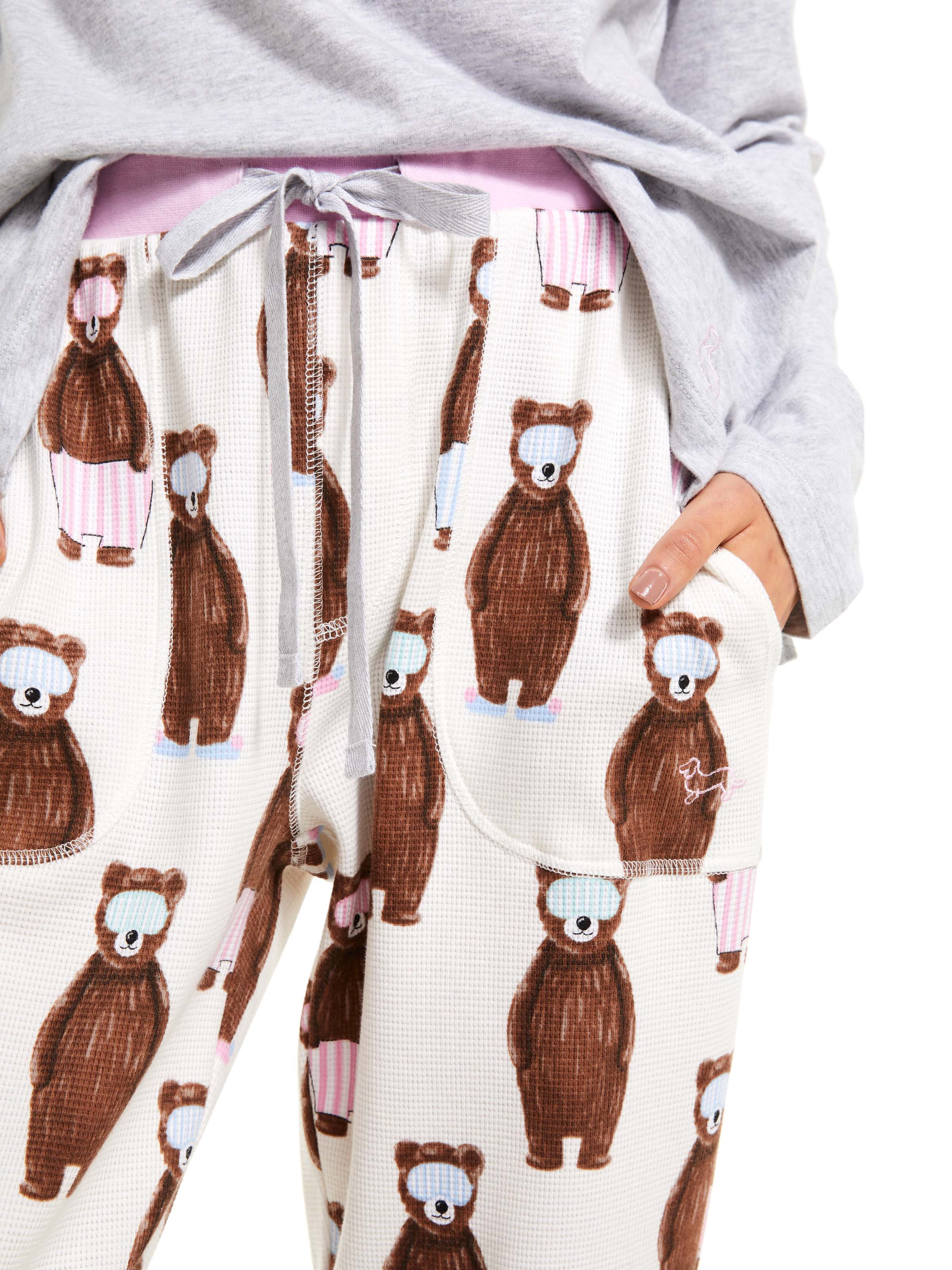 Mama Bear Waffle Easy Pj Pant